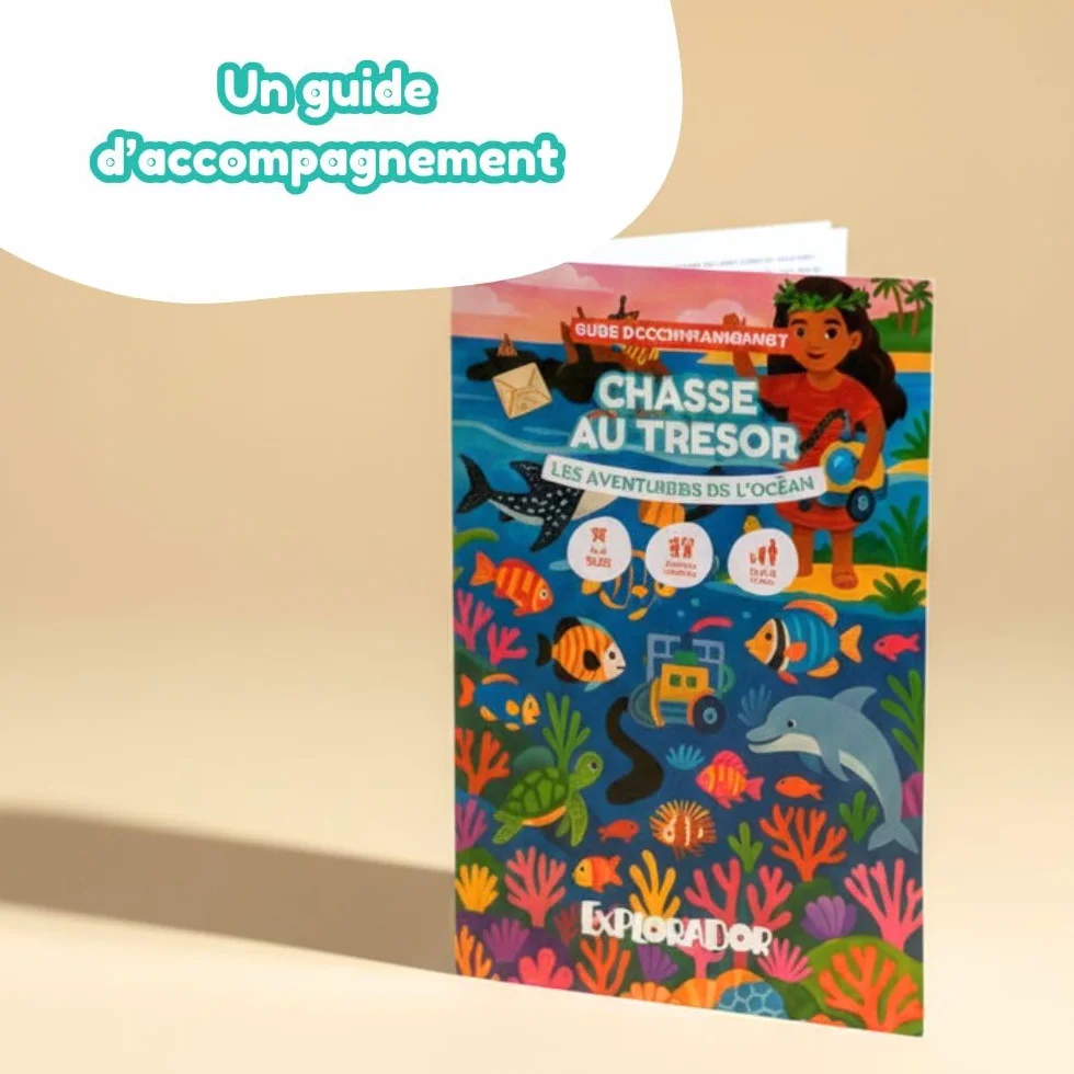 Les Aventuriers de l'Océan Kit Escape Game Enquête 9-11 Ans Jeu Éducatif Audio Physique 90 Min