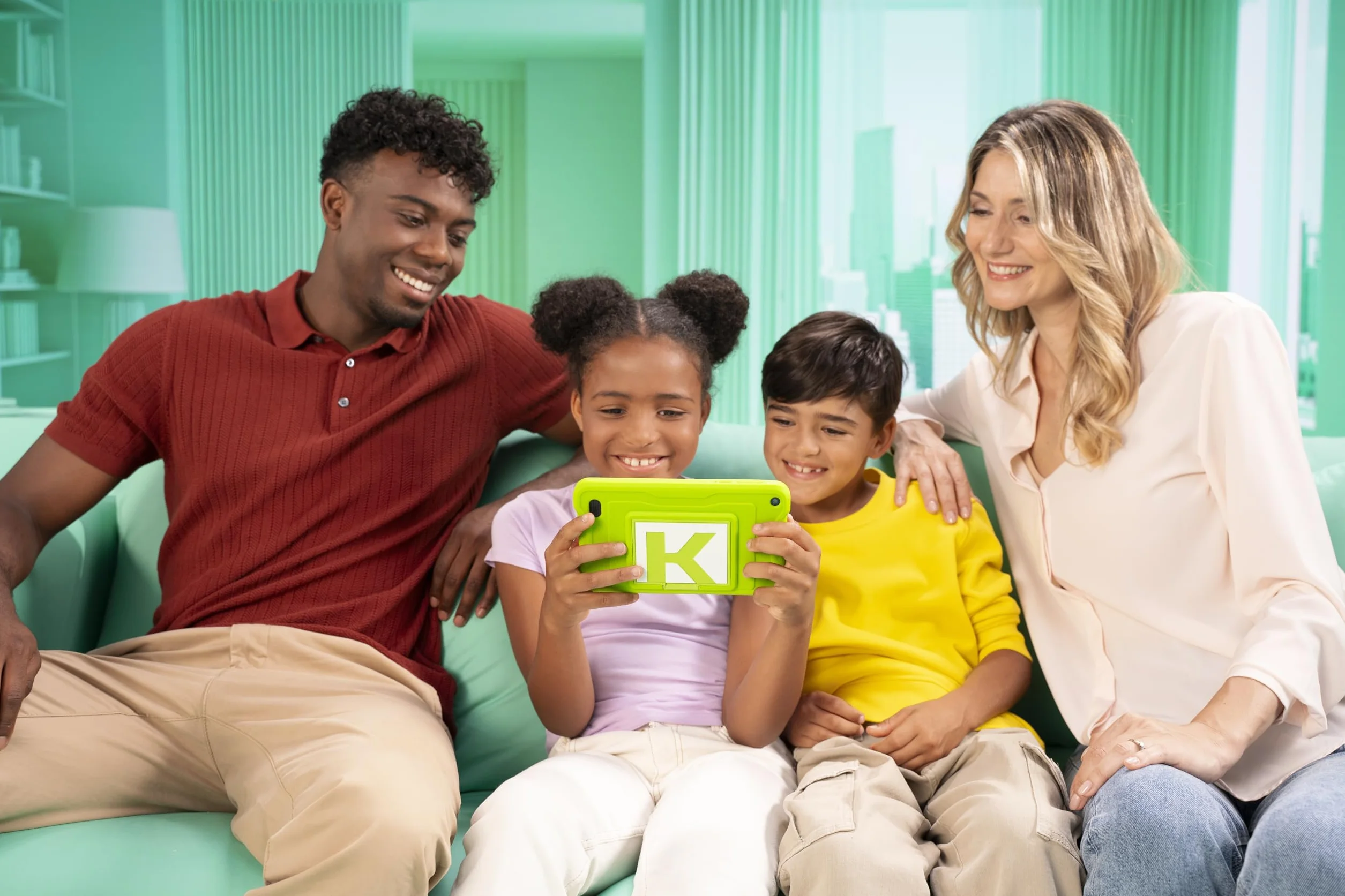 Kurio - La Tablette 7 Pouces Gulli Motion Edition 32Go pour Enfants - Android 15 - Contrôle Parental Personnalisable & navigateur sécurisé - Plus de 2h de vidéos Gulli + 10 Jeux exclusifs Inclus