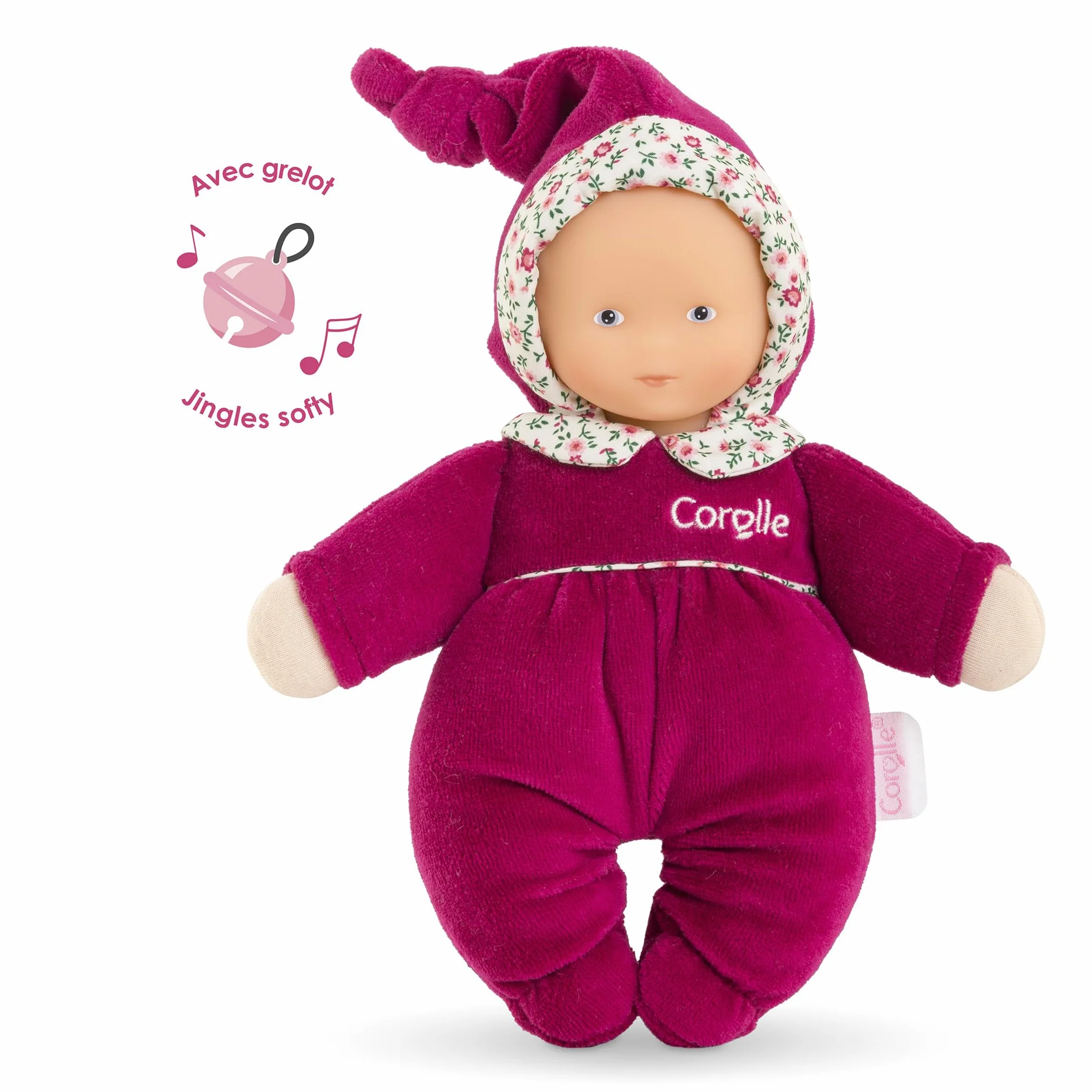 Corolle Mon Doudou Babidoux Rose Grenadine 20cm
