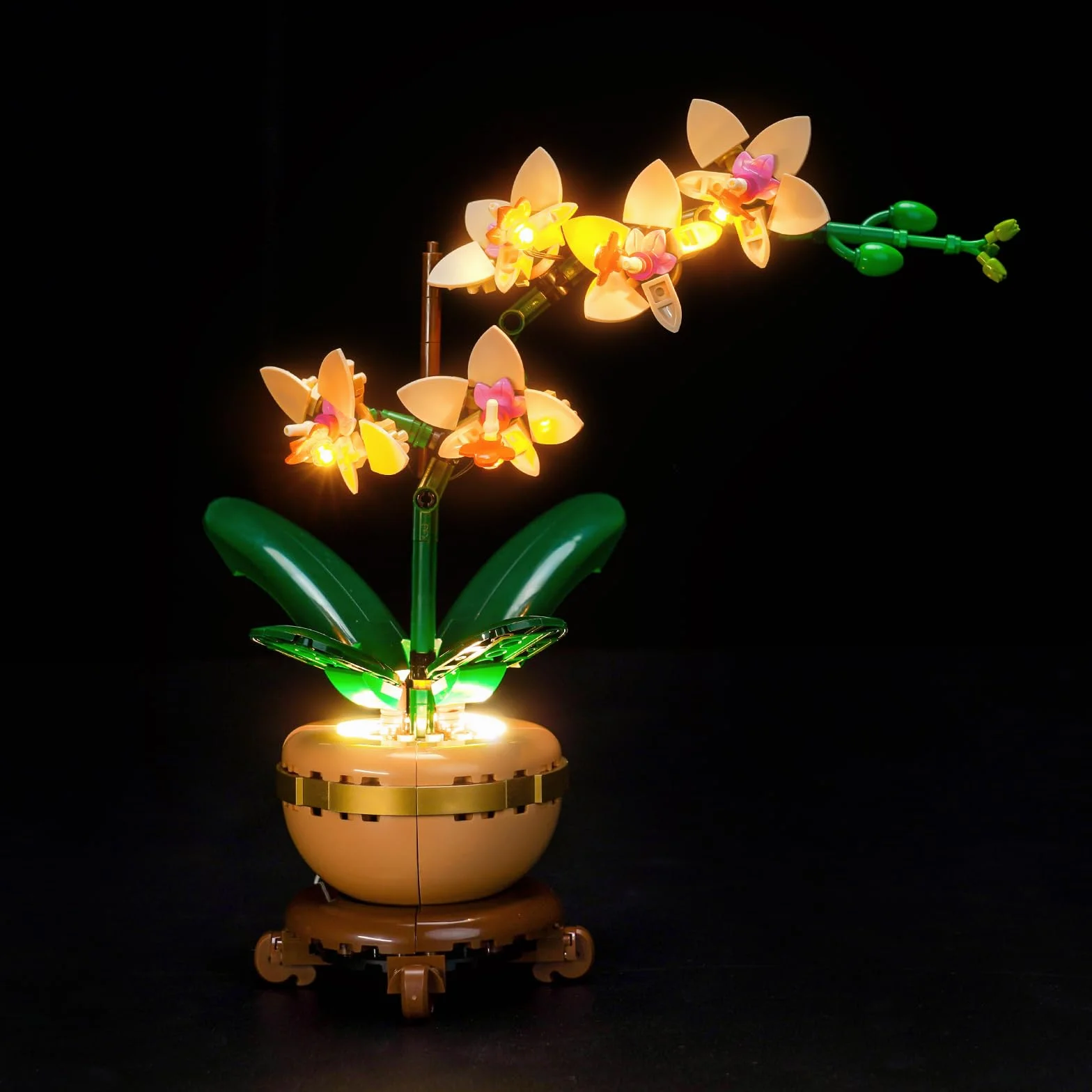 Kit d'éclairage LED compatible avec Lego 10343 Mini Orchidée Botanical Collection