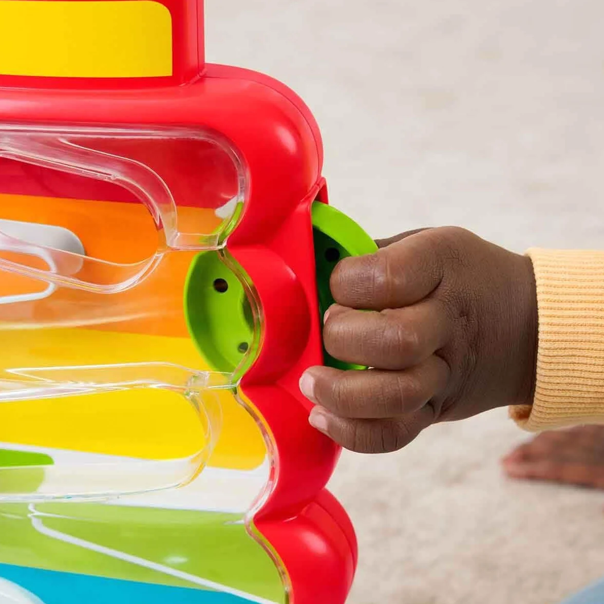 Fisher-Price Empile-Tout Rigolo Jouet d’éveil avec jetons à insérer, 9 Mois, JLB81