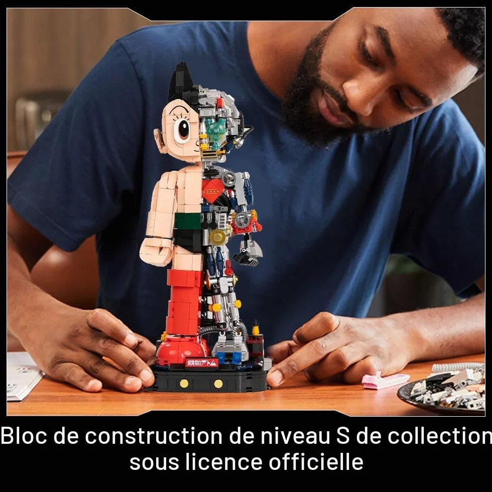 PANTASY Astro Boy Set de construction Anime détaillé design semi-mécanique figurine décorative pièce d'exposition
