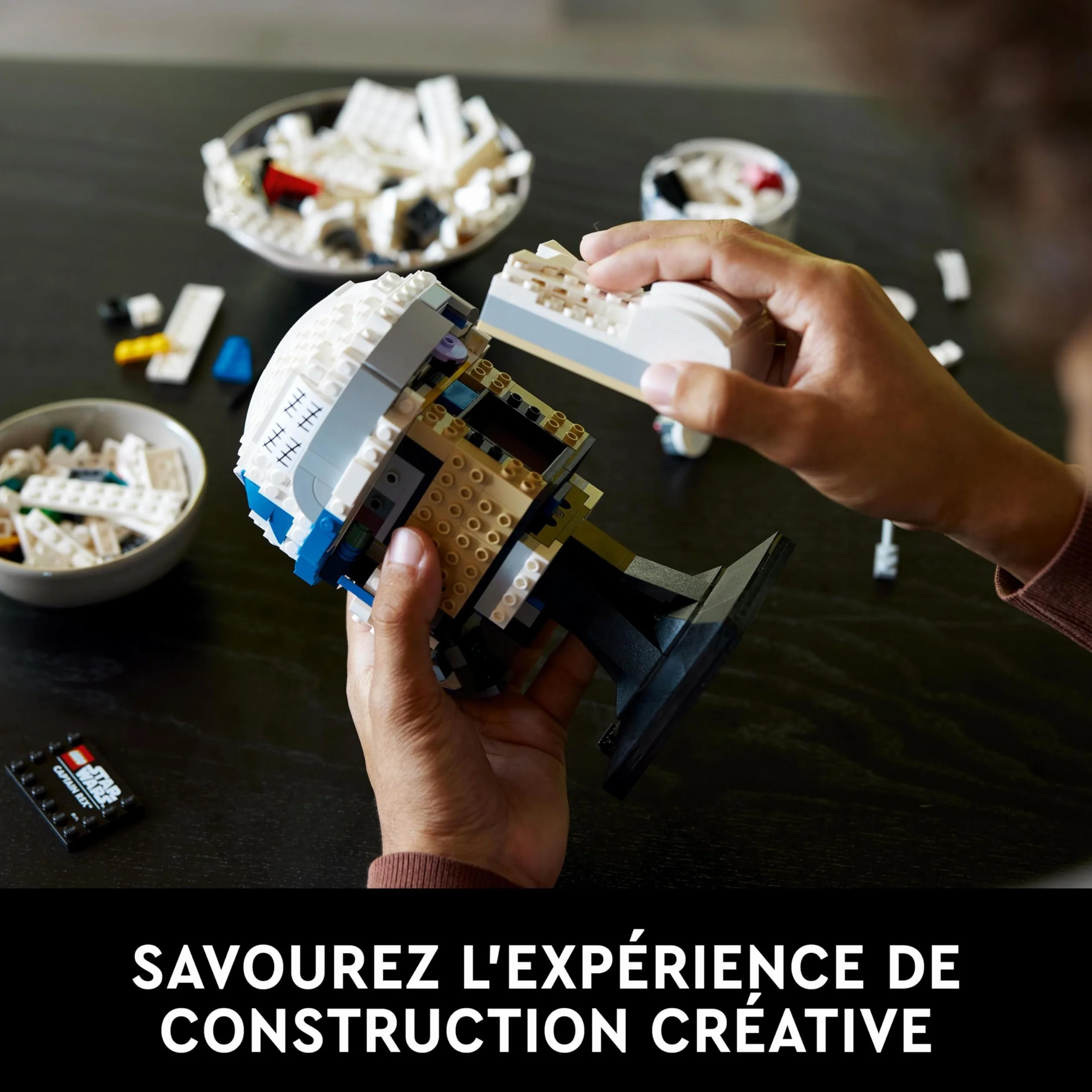 LEGO 75349 Star Wars Le Casque du Capitaine Rex Maquette à Construire pour Adultes Collection 501e Légion