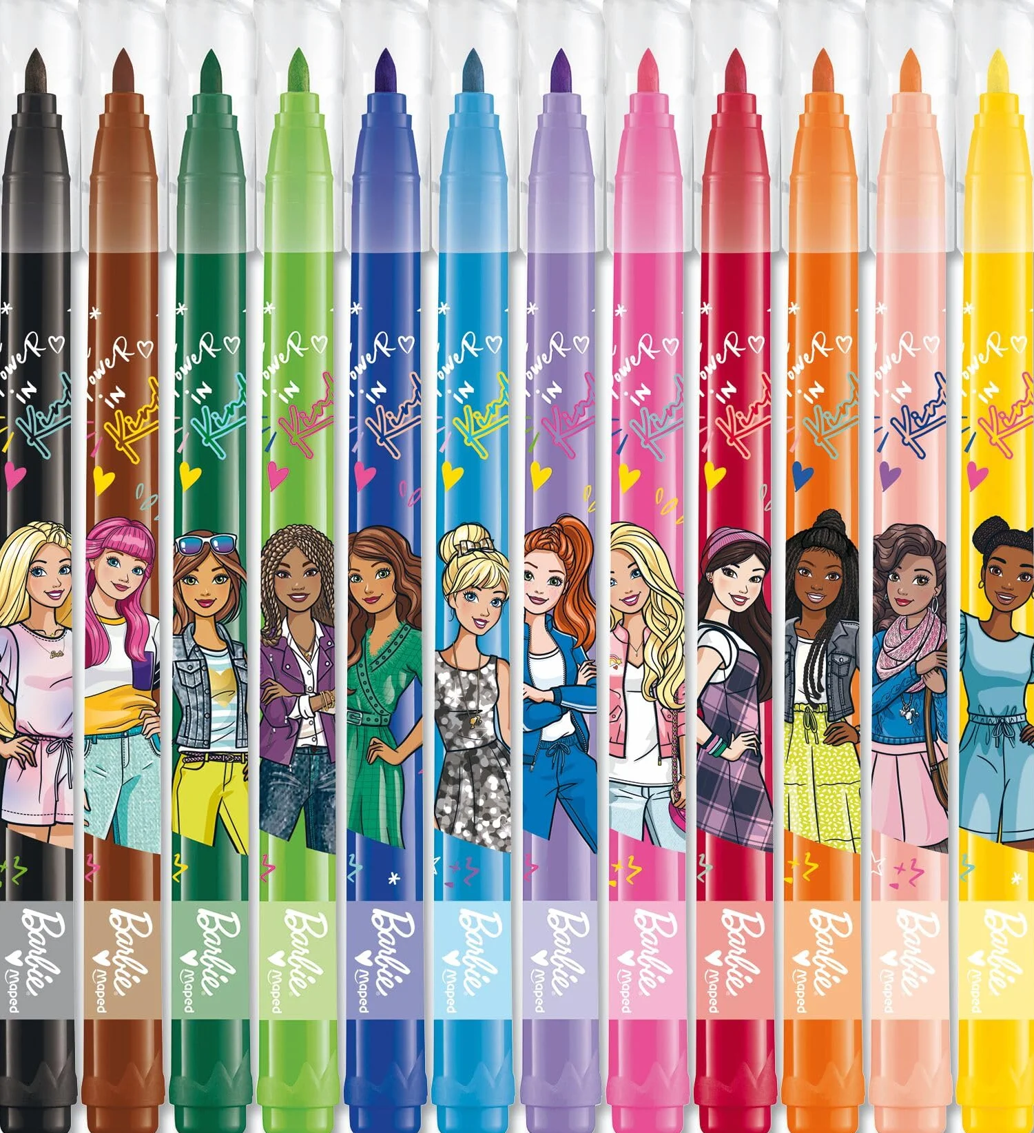 Maped 12 Feutres BARBIE
