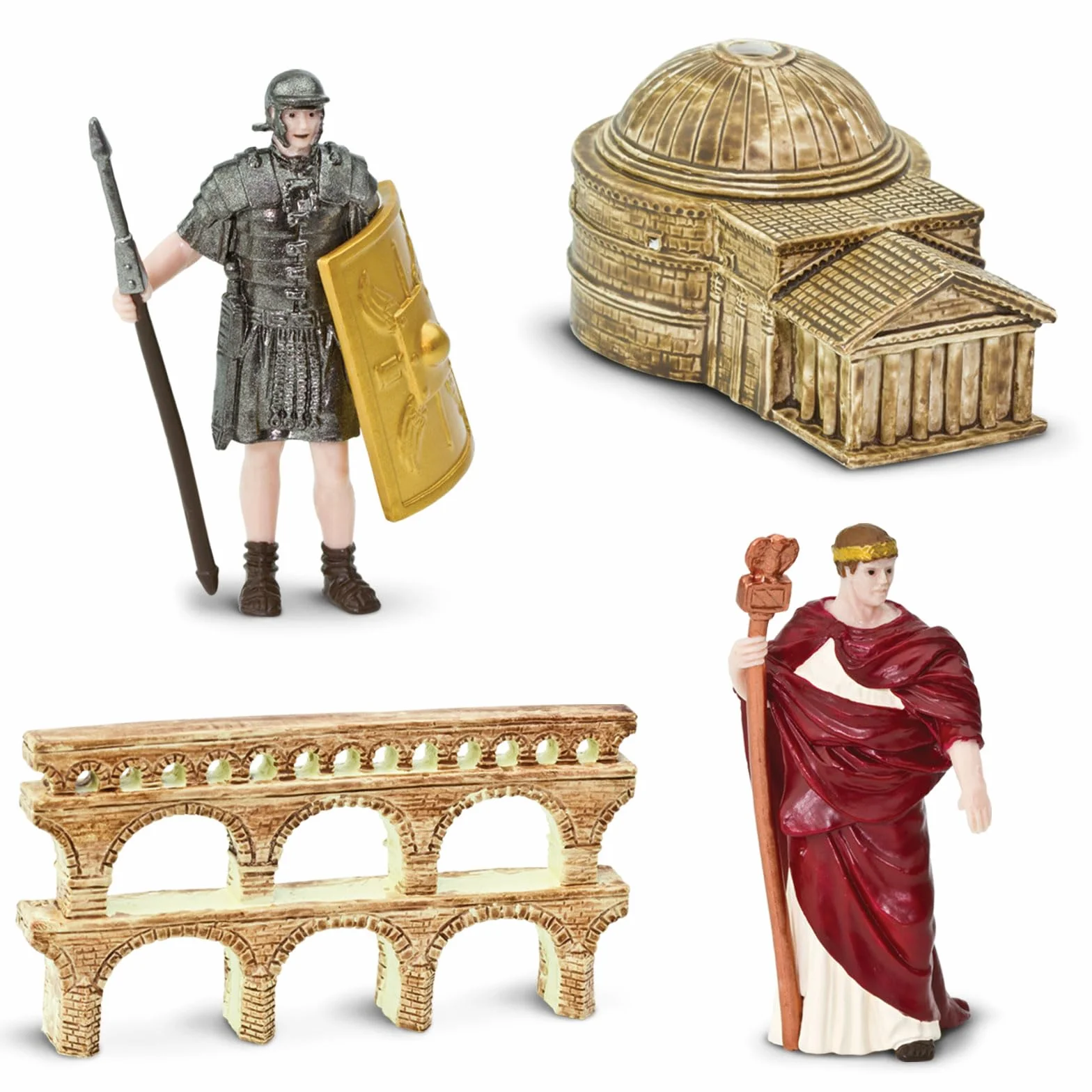 Toob Safari Super Rome Antique Miniatures Multicolore