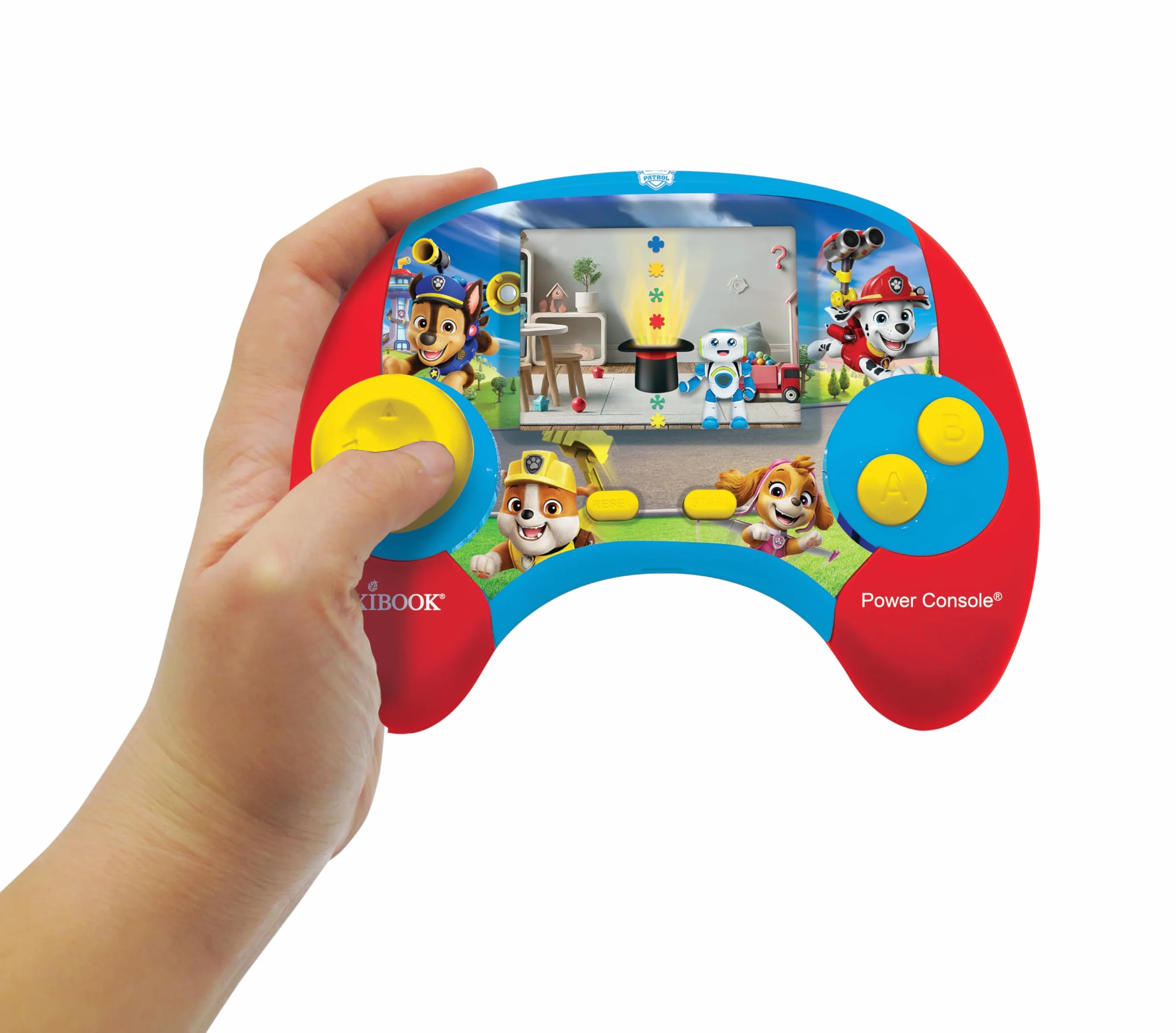 Lexibook La Pat' Patrouille Power Console Console de Jeux éducative bilingue Français/Anglais 100 activités JCG100PAi1