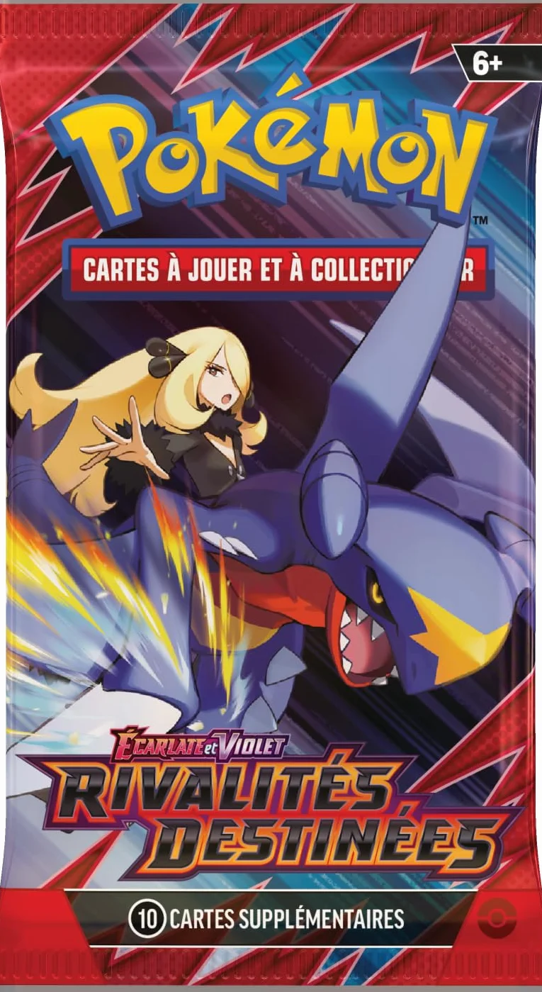 Pokémon JCC: présentoir de boosters Écarlate et Violet – Rivalités Destinées du JCC Pokémon (18 boosters)
