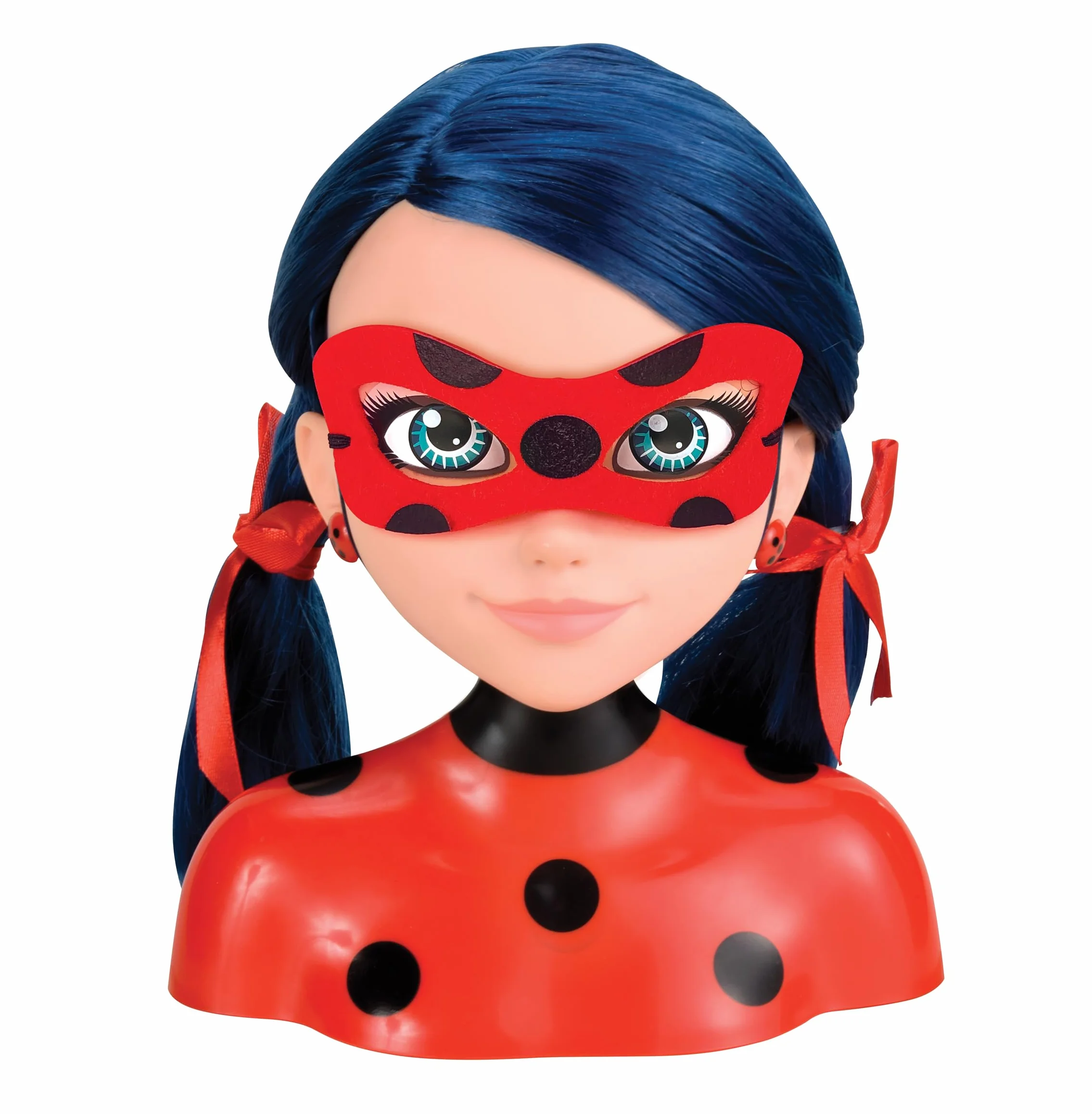 BANDAI Miraculous Ladybug Tête à coiffer Deluxe 21cm + 30 Accessoires Jouet Enfant 4 Ans+