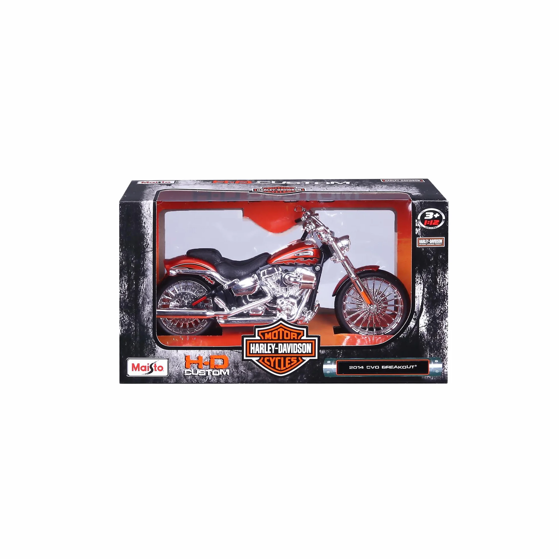 Harley Davidson CVO Breakout Motorcycle Model 1/12 Maisto