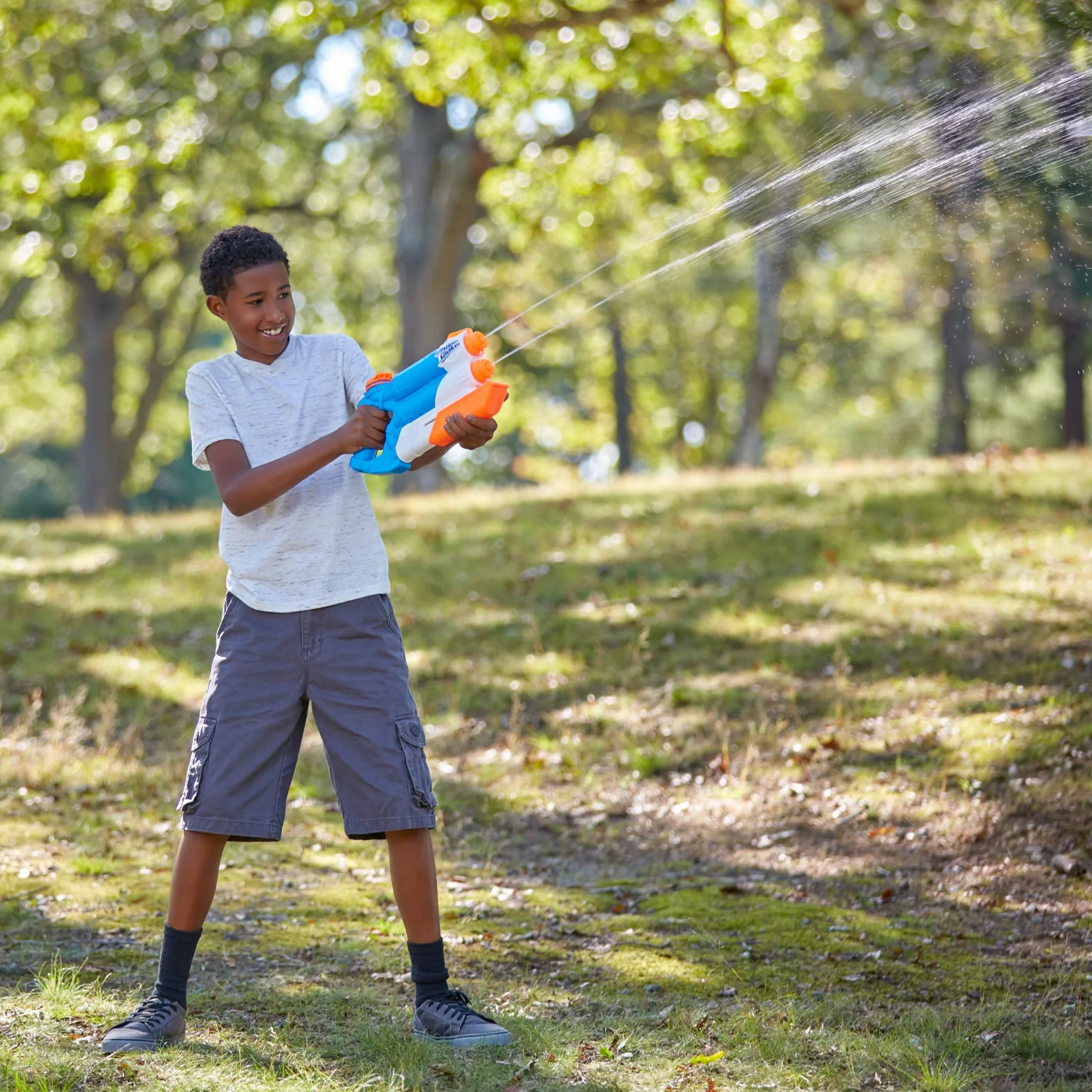 Nerf Super Soaker Twin Tide Blaster à Eau Puissant pour Enfant dès 6 Ans