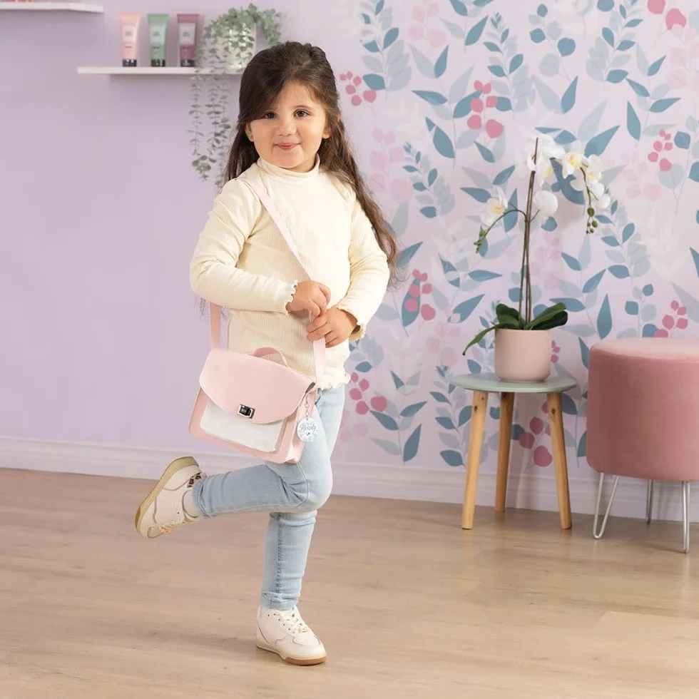 Smoby My Beauty Bag Sac Beauté 7 Accessoires Maquillage Factice Sac et Porte Carte 3 Ans