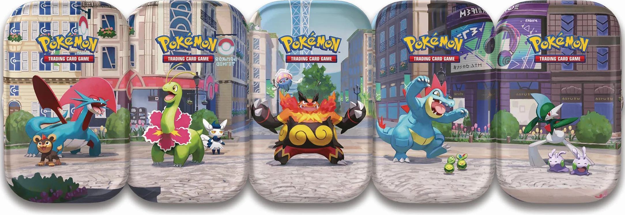 Pokémon Mini-boîte Illumis Aligatueur Rozbouton 2 boosters Carte Artistique Autocollants