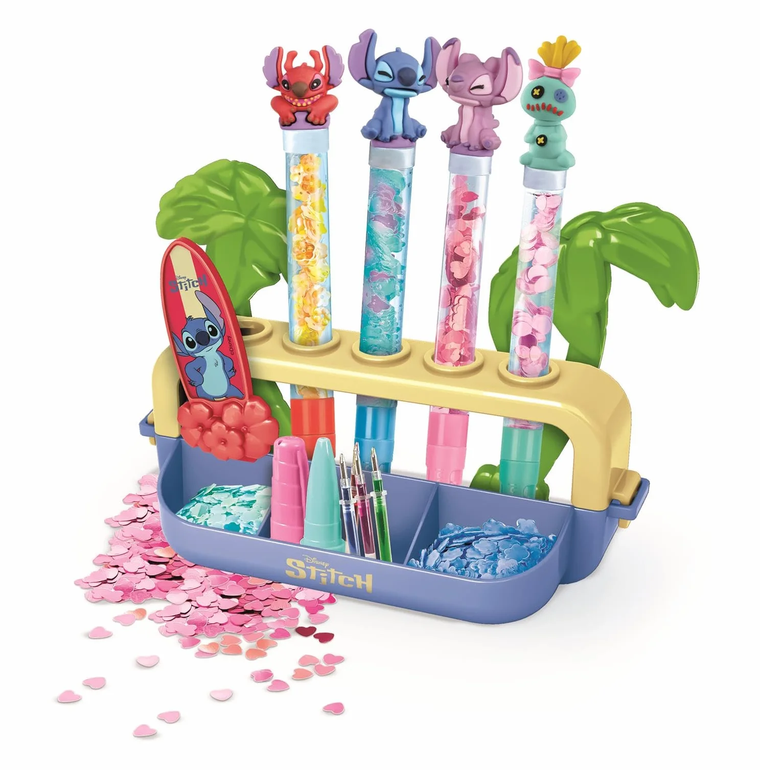Clementoni Stylos Stitch à Personnaliser - Loisirs Créatifs 25 Accessoires - 6 Ans+