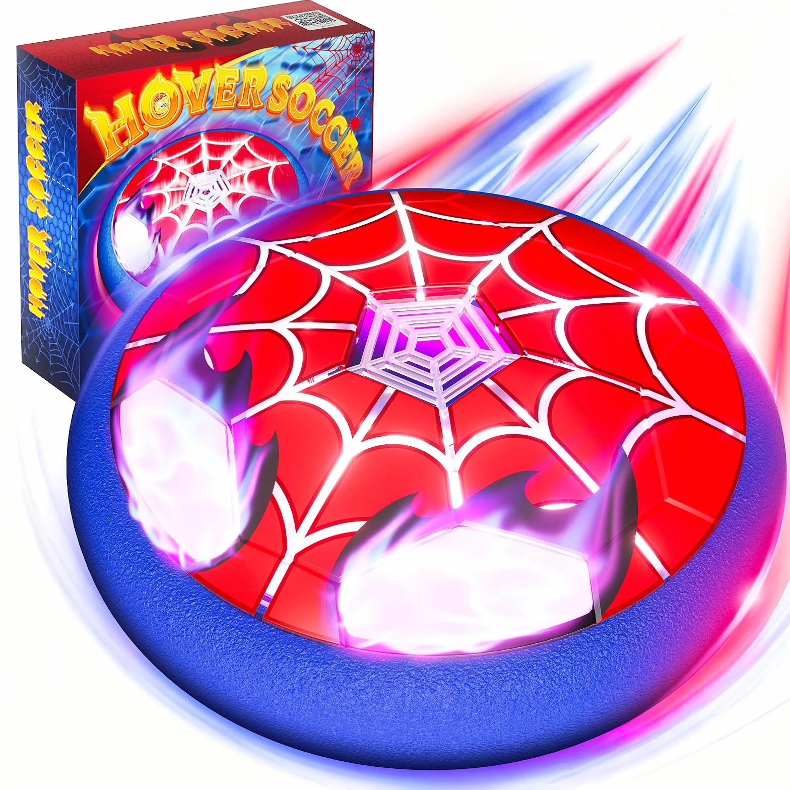 Ballon de Foot Lumineux avec Yeux Jouet Garcon 3-12 Ans Cadeau Jeux Exterieur Interieur