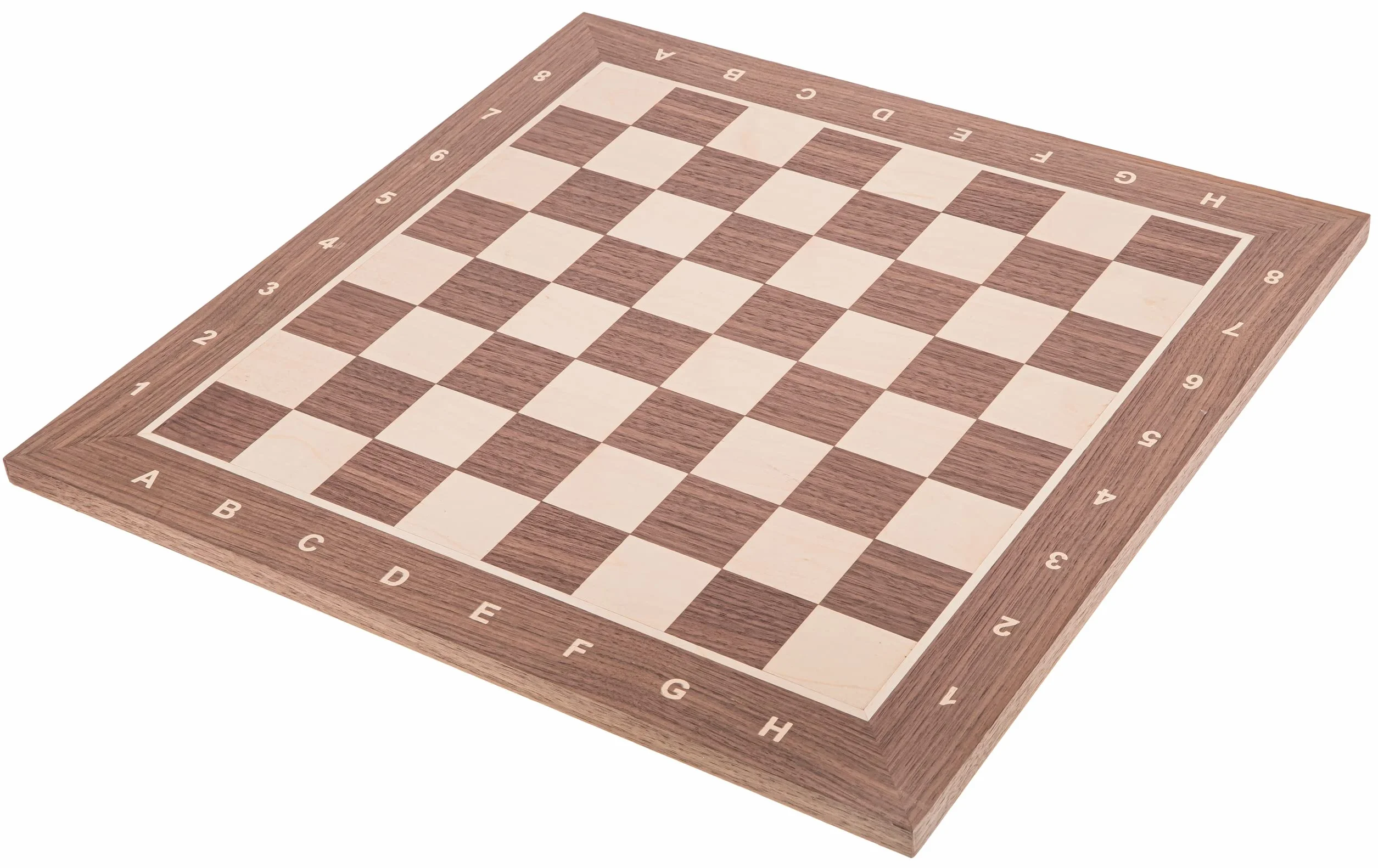 Square - Pro Set de Jeu d'échecs no 5 - Noyer LUX - Échiquier + Pièces d'échecs - Staunton 5