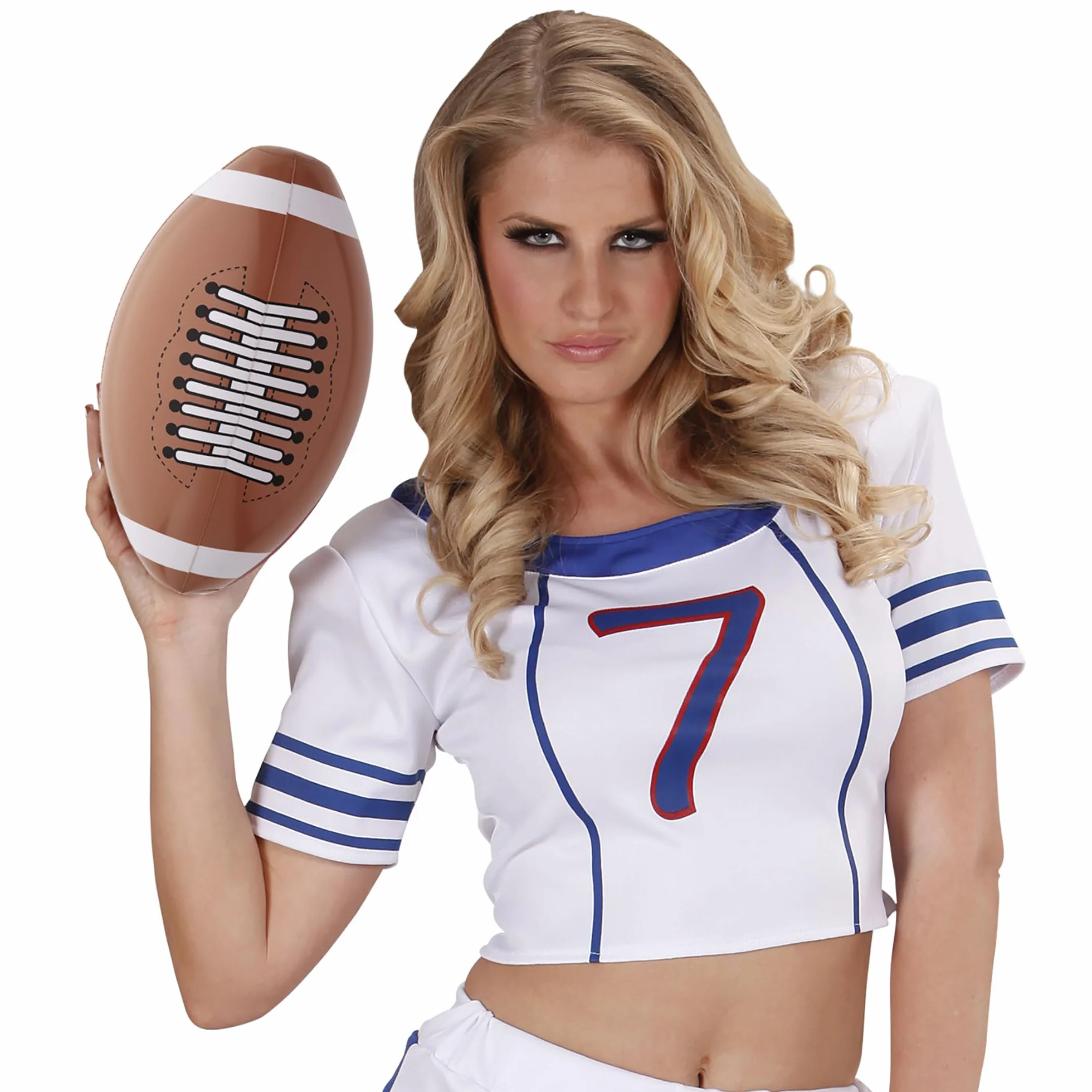 Ballon de football américain gonflable 36 cm WIDMANN MILANO Party Fashion 1856A