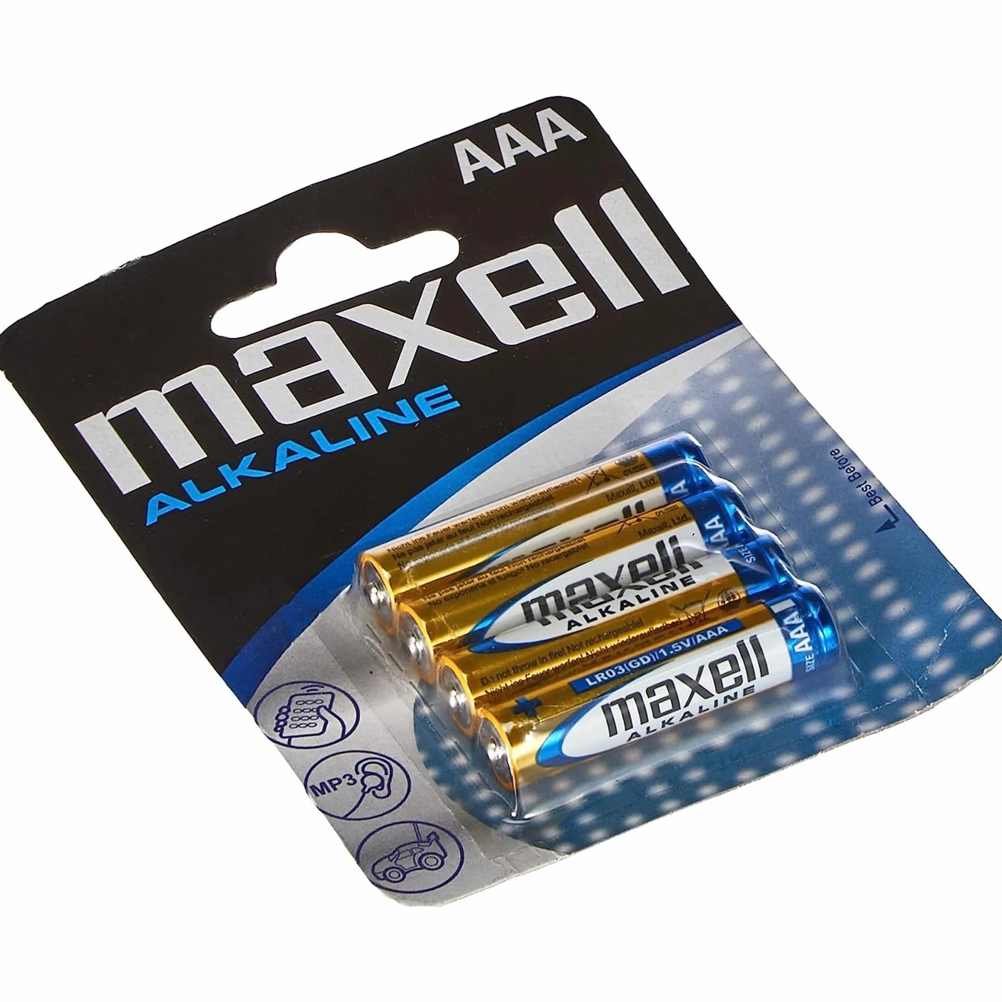 Maxell Pile Alcaline AAA LR03 x 4