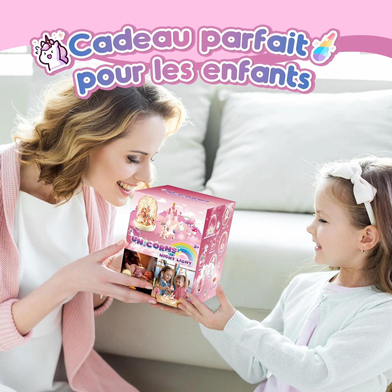 HappyGoLucky Veilleuse Licorne DIY pour Filles 3-12 Ans Ensemble Artisanat Cadeau