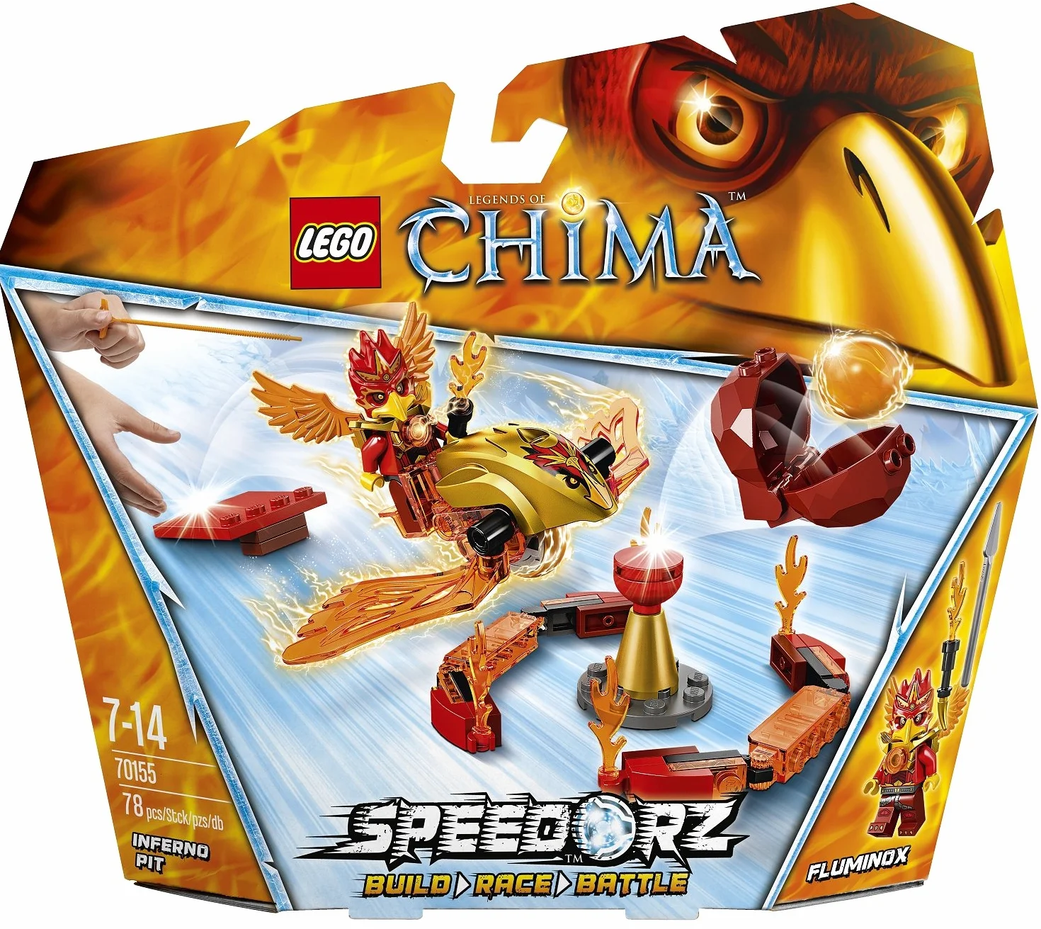Lego Legends Of Chima Speedorz 70155 Jeu De Construction Fluminox La Tour De Feu