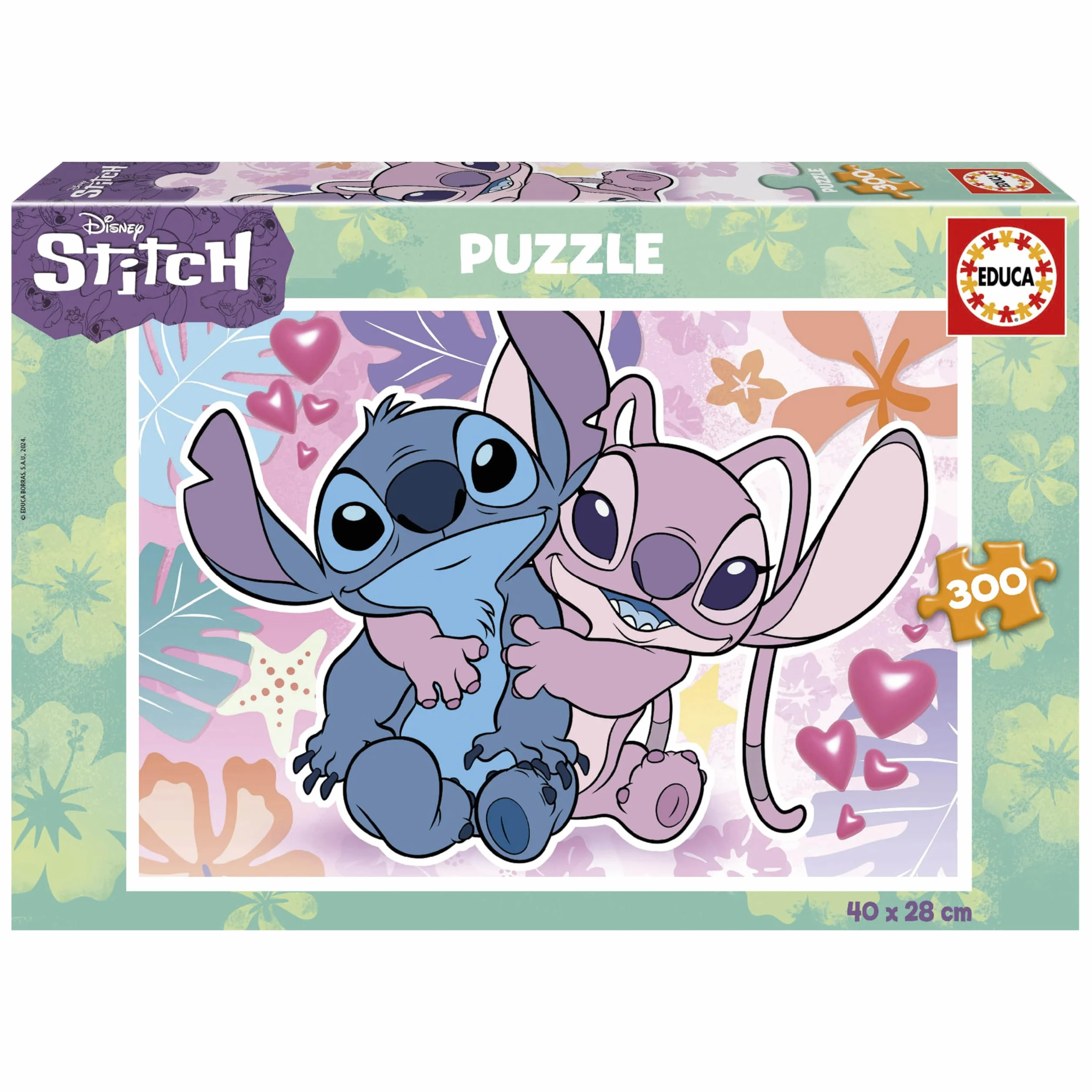 Educa Stitch Puzzle 300 pièces Enfant Disney 40 x 28 cm Dès 6 Ans