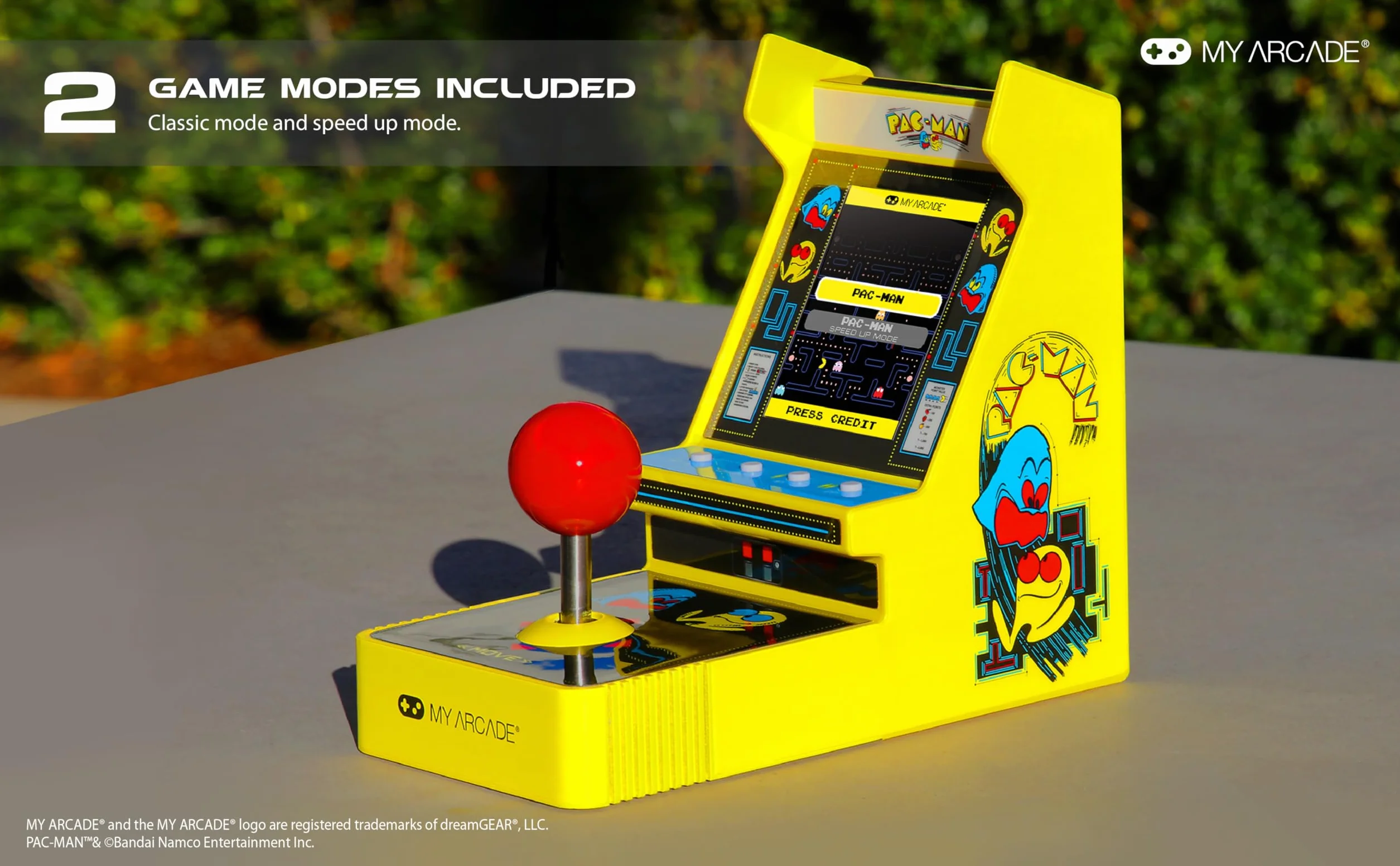 PAC-Man Joystick Player avec écran 3,5"