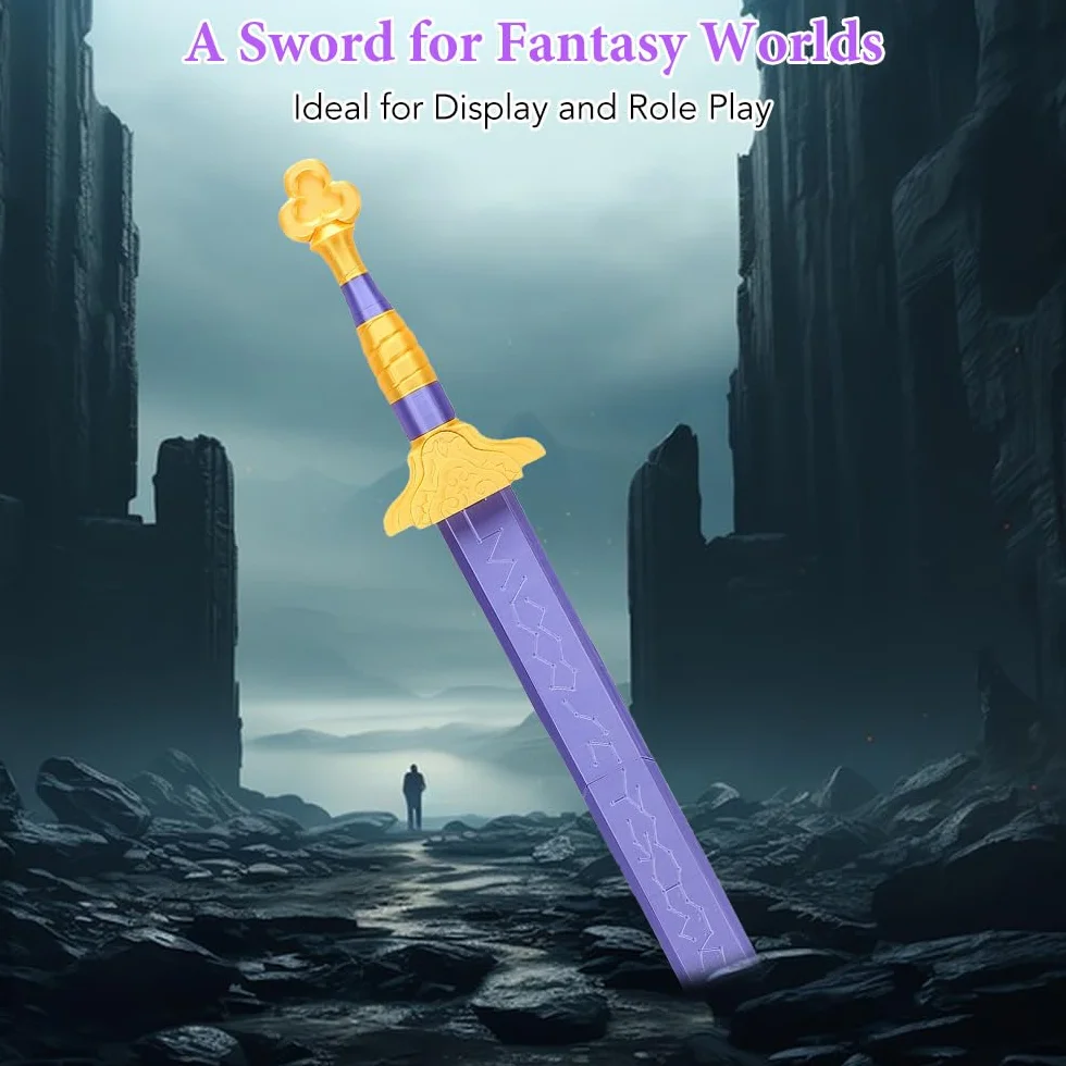 Épée Violette Cosplay Costume Prop Sword Halloween Collection Rumi Sword Replica