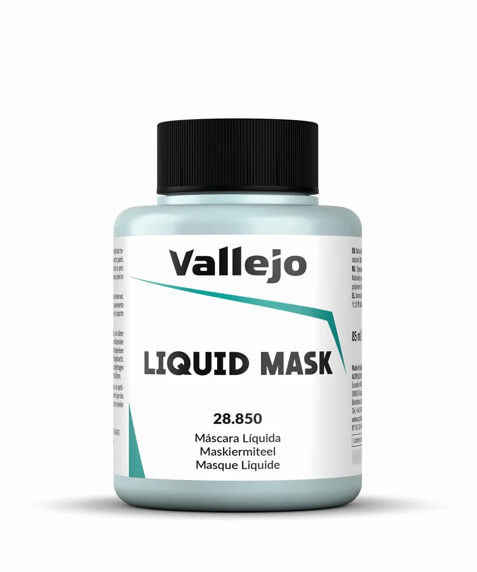 Vallejo Liquid Mask 85 ml Masque Liquide Incolore Protection Peinture Modélisme Aérographie