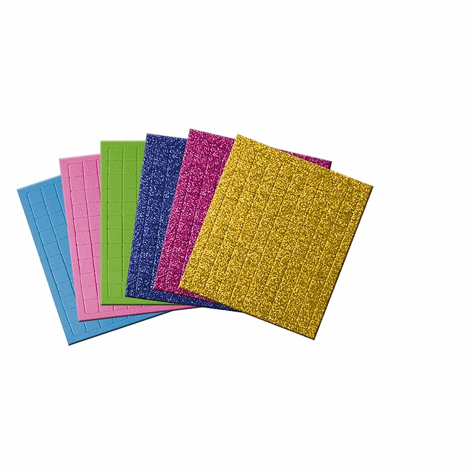 Janod Coffret Mosaïques en Mousse Poneys et Licornes Kit Loisir Créatif Enfant dès 5 ans