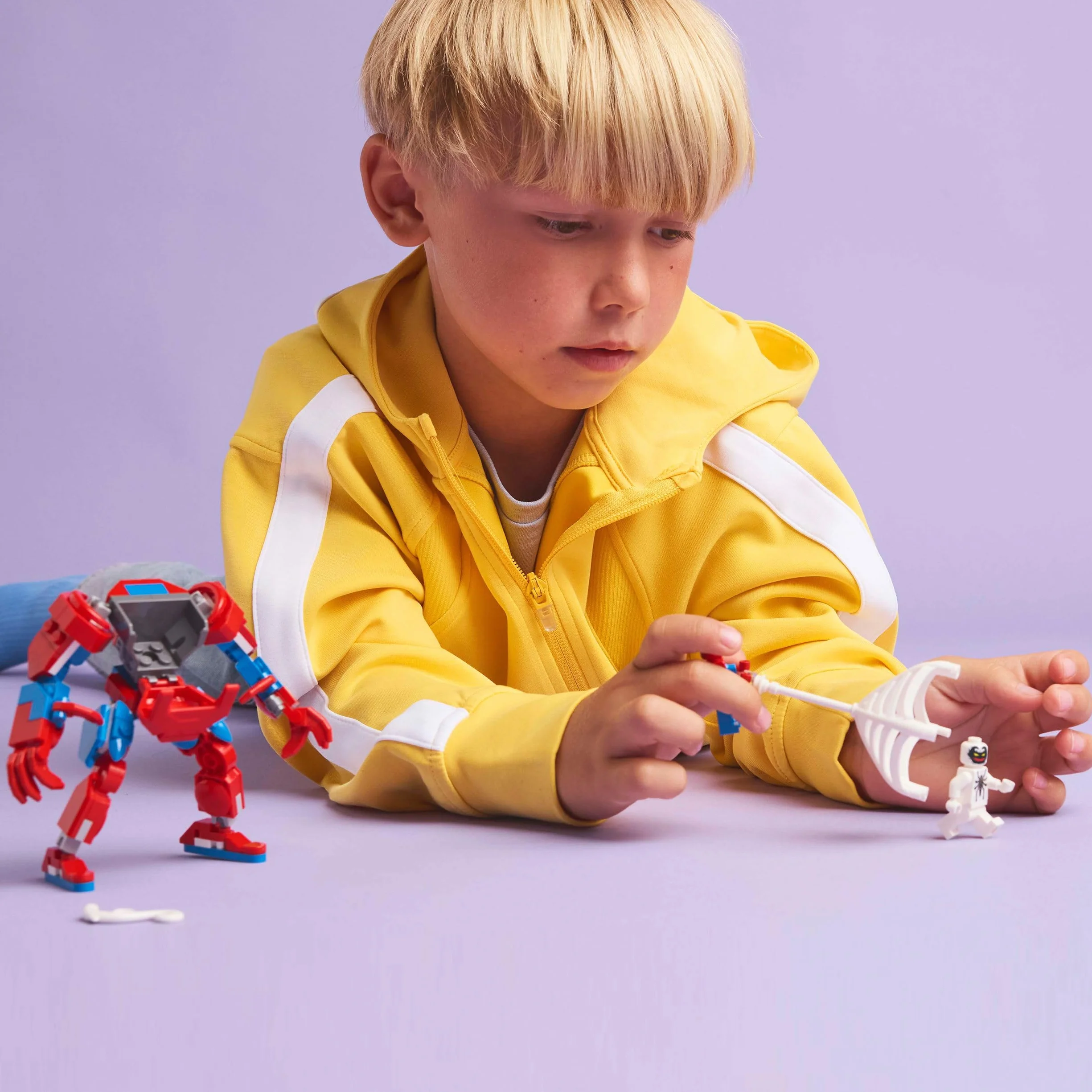 LEGO Marvel Spider-Man Mech vs. Anti-Venom 76308 Building Toy with 2 Minifigures for 6+ Year Old Boys and Girls