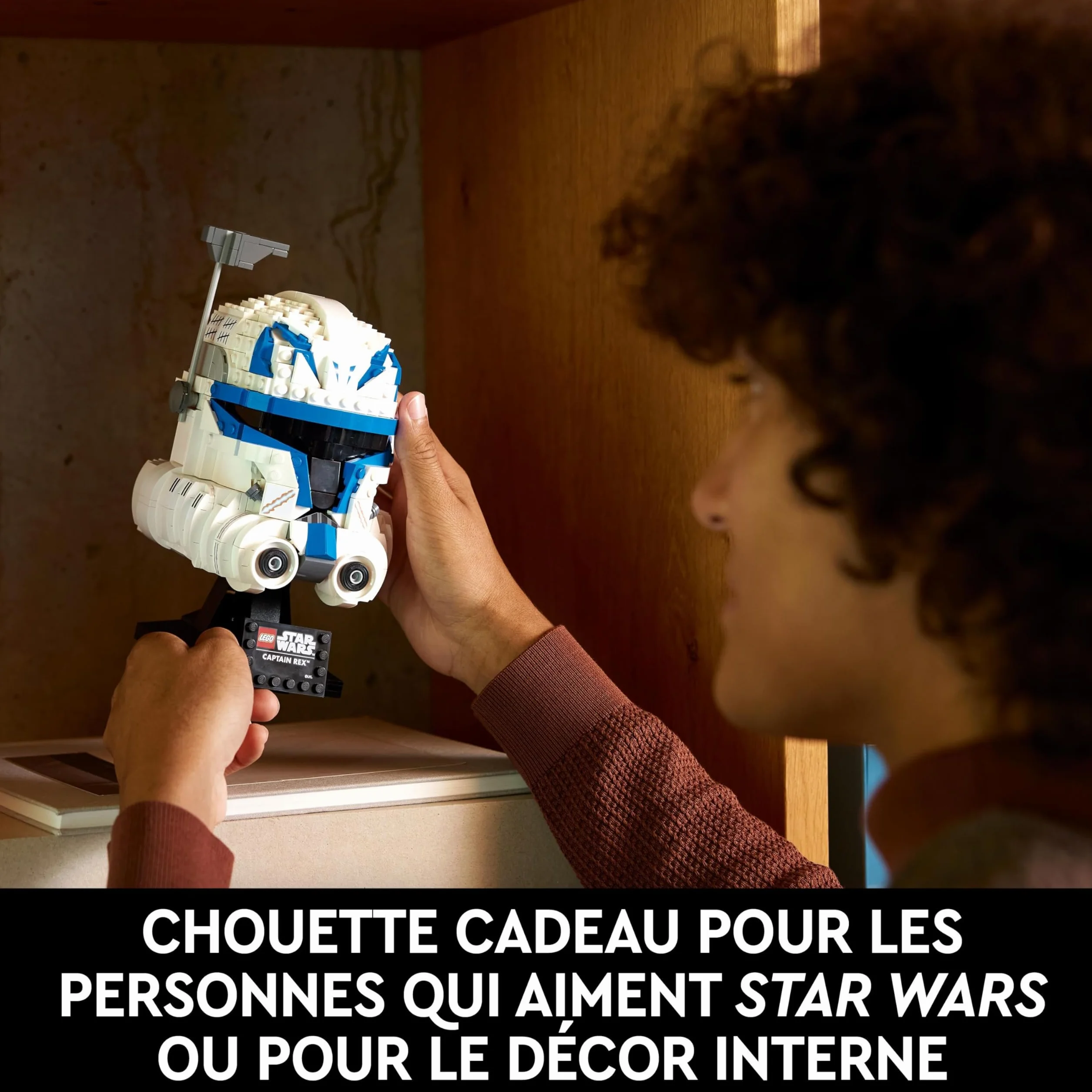 LEGO 75349 Star Wars Le Casque du Capitaine Rex Maquette à Construire pour Adultes Collection 501e Légion