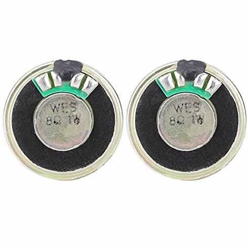 Haut-Parleurs Stéréo 8Ω 1W 28mm Aimant Premium pour Remplacement Audio Projets DIY