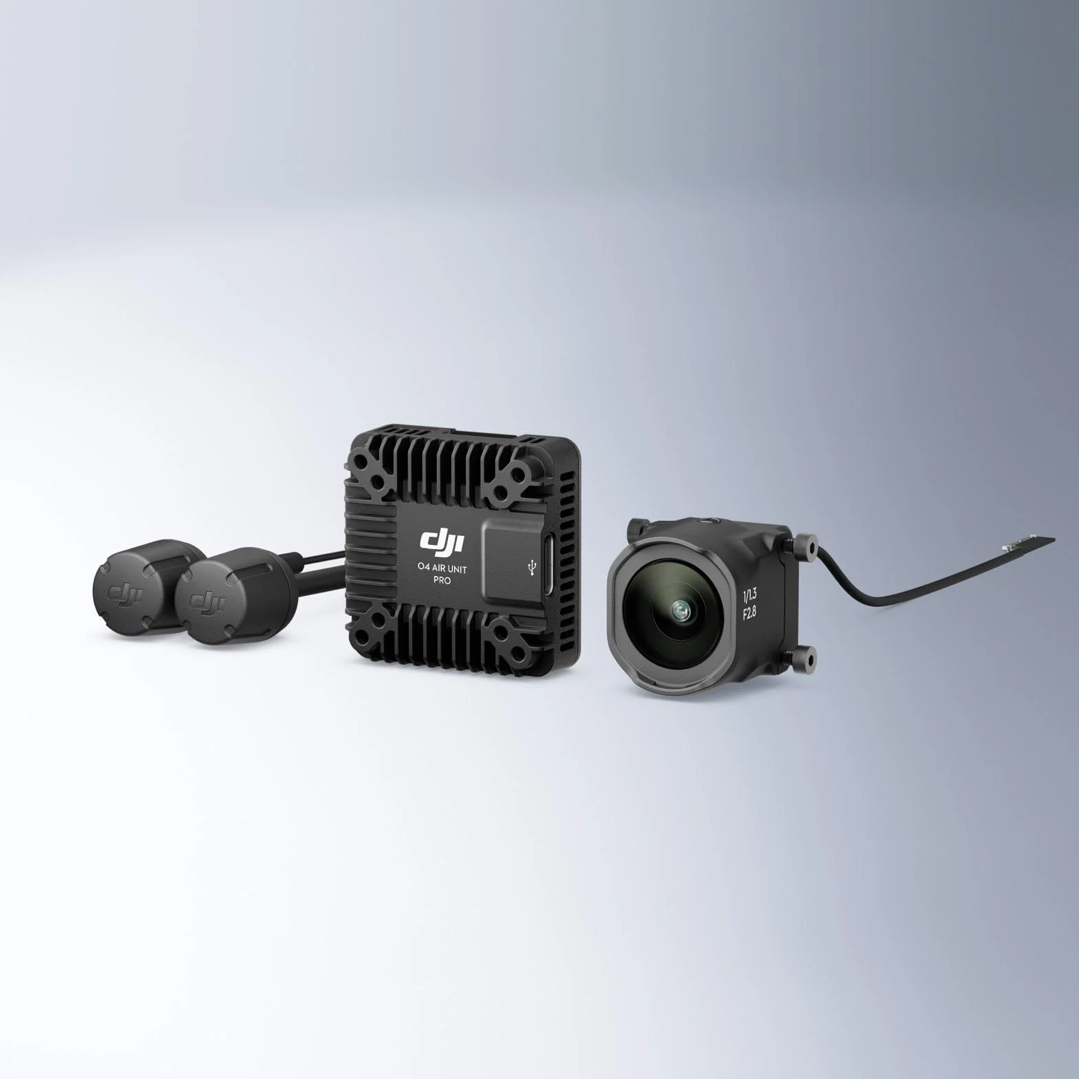 DJI O4 Air Unit Pro pour drone FPV, transmission numérique, faible latence 15 ms, portée maximale 15 km, vidéo 4K/120 ips, vue en direct 1080p/100 ips, champ de vision 155°, capteur CMOS 1/1,3 pouce