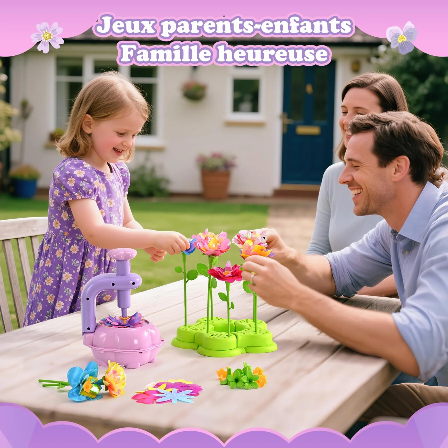 BlueSwan Activité Manuelle Enfant Cadeau Fille 4-12 Ans Fleur Jeux Exterieur Bricolage Anti Stress Jouet Fille
