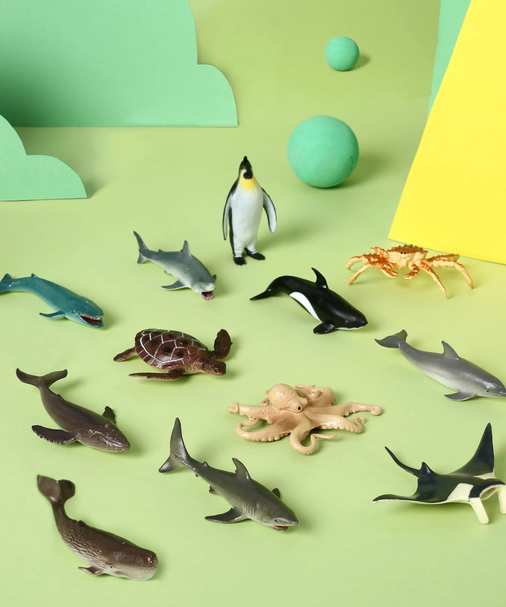Figurines Animaux Marin Réalistes Jouets Mer Océan