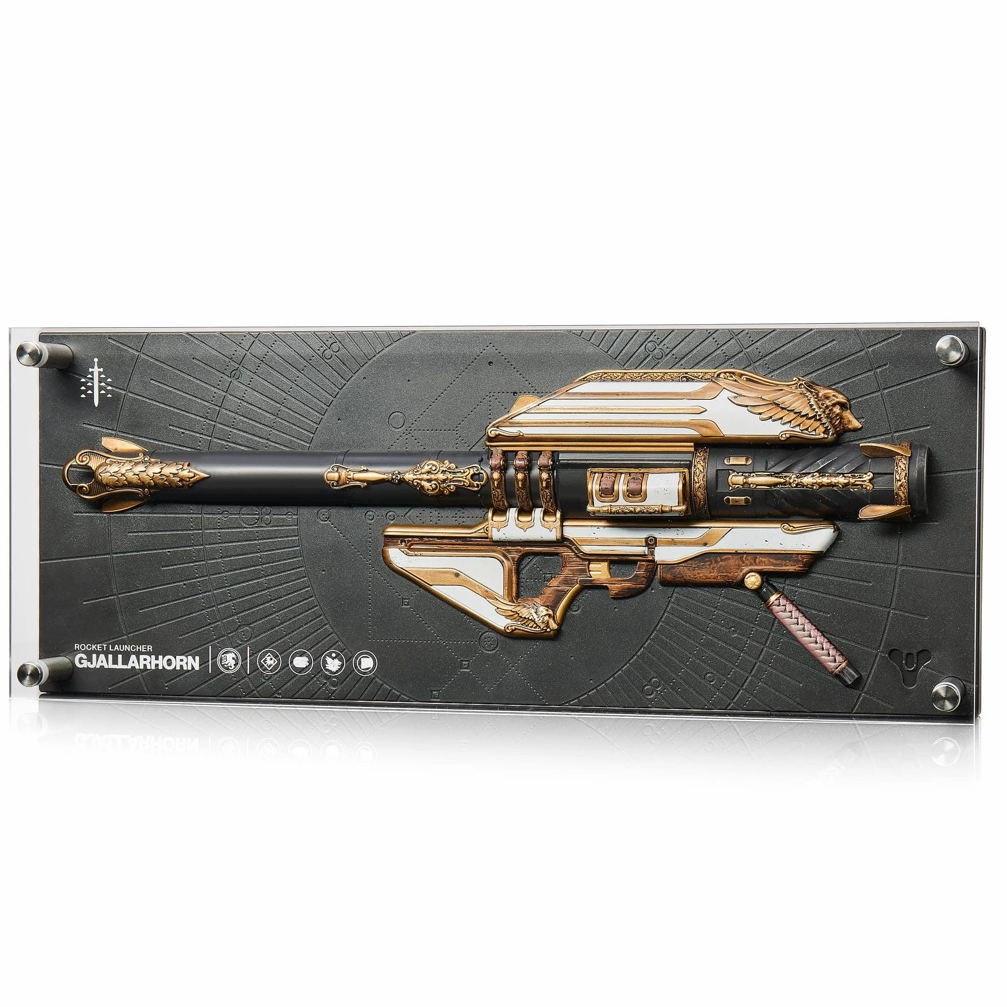 Numskull Gjallarhorn Figurine d'arme Exotique 18 x 7 (45 x 18 cm) Édition limitée Réplique Statue – Produit Officiel Destiny – Figurine de Jeu vidéo FPS Sci-FI Action