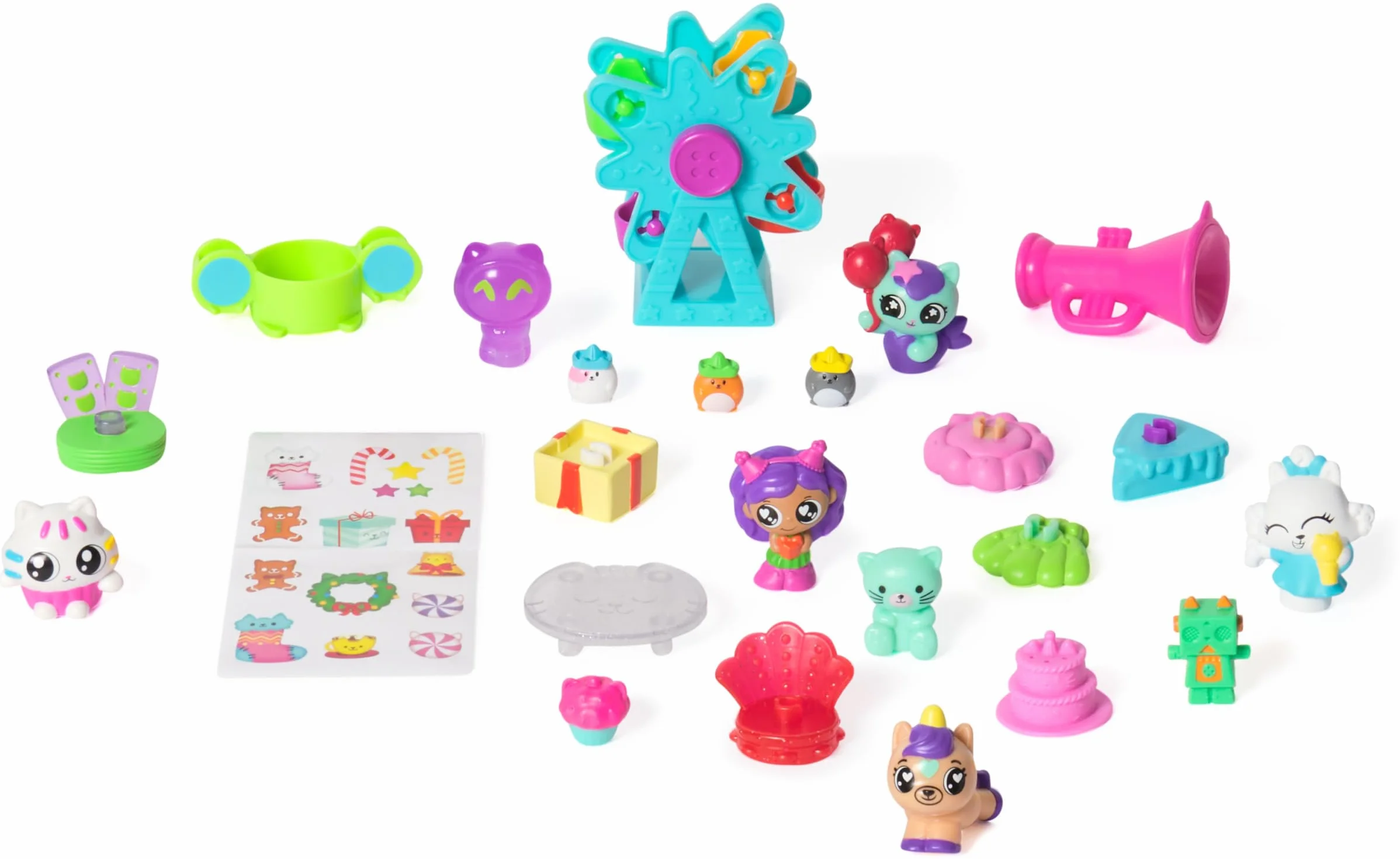 Gabby et la Maison Magique Calendrier de l’Avent 2024 Noël 24 Surprises Figurines Accessoires Jouet Enfant 3 Ans+