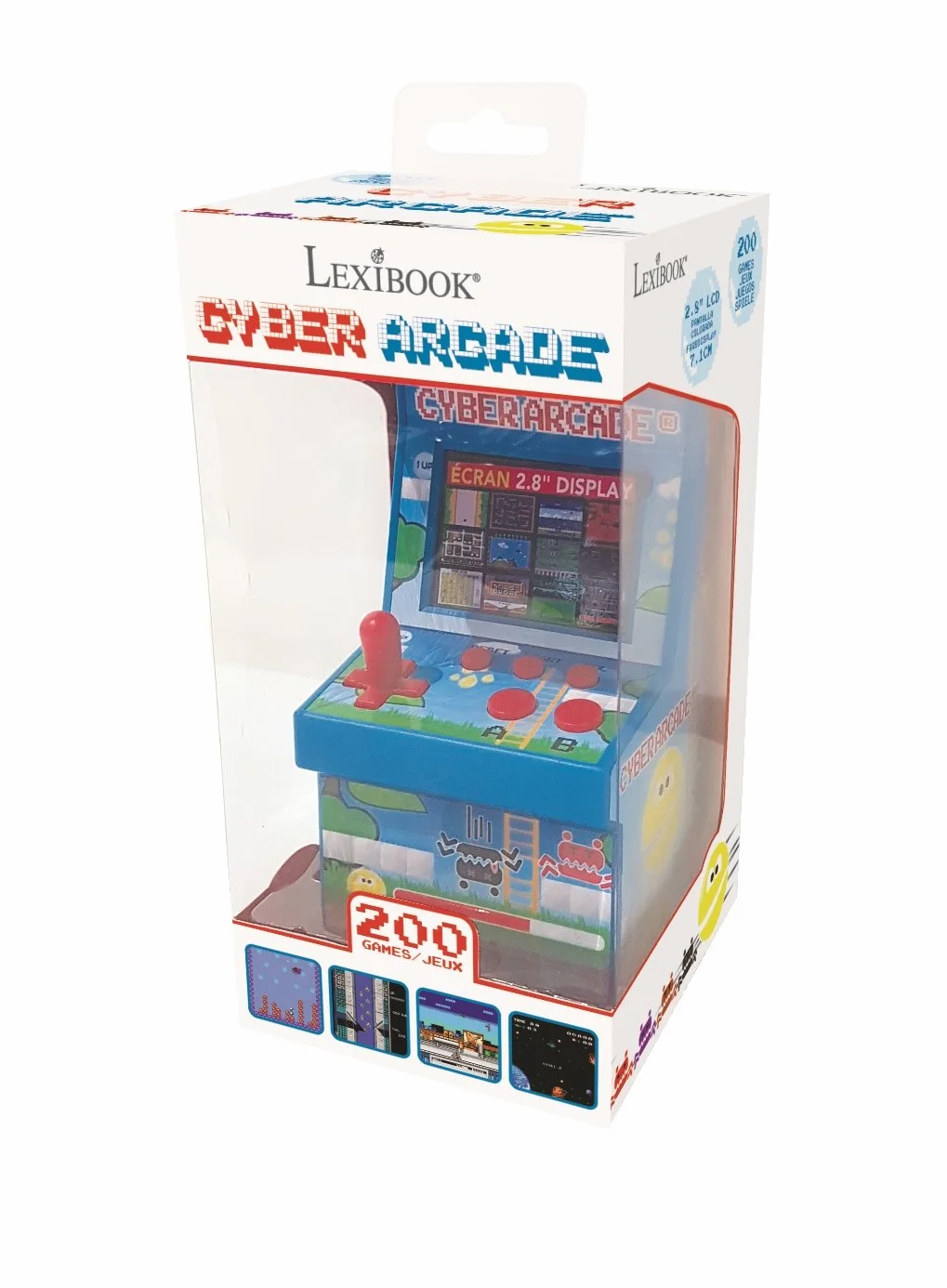 Lexibook Console de Jeux Portable Retro Cyber Arcade 200 Jeux JL2940