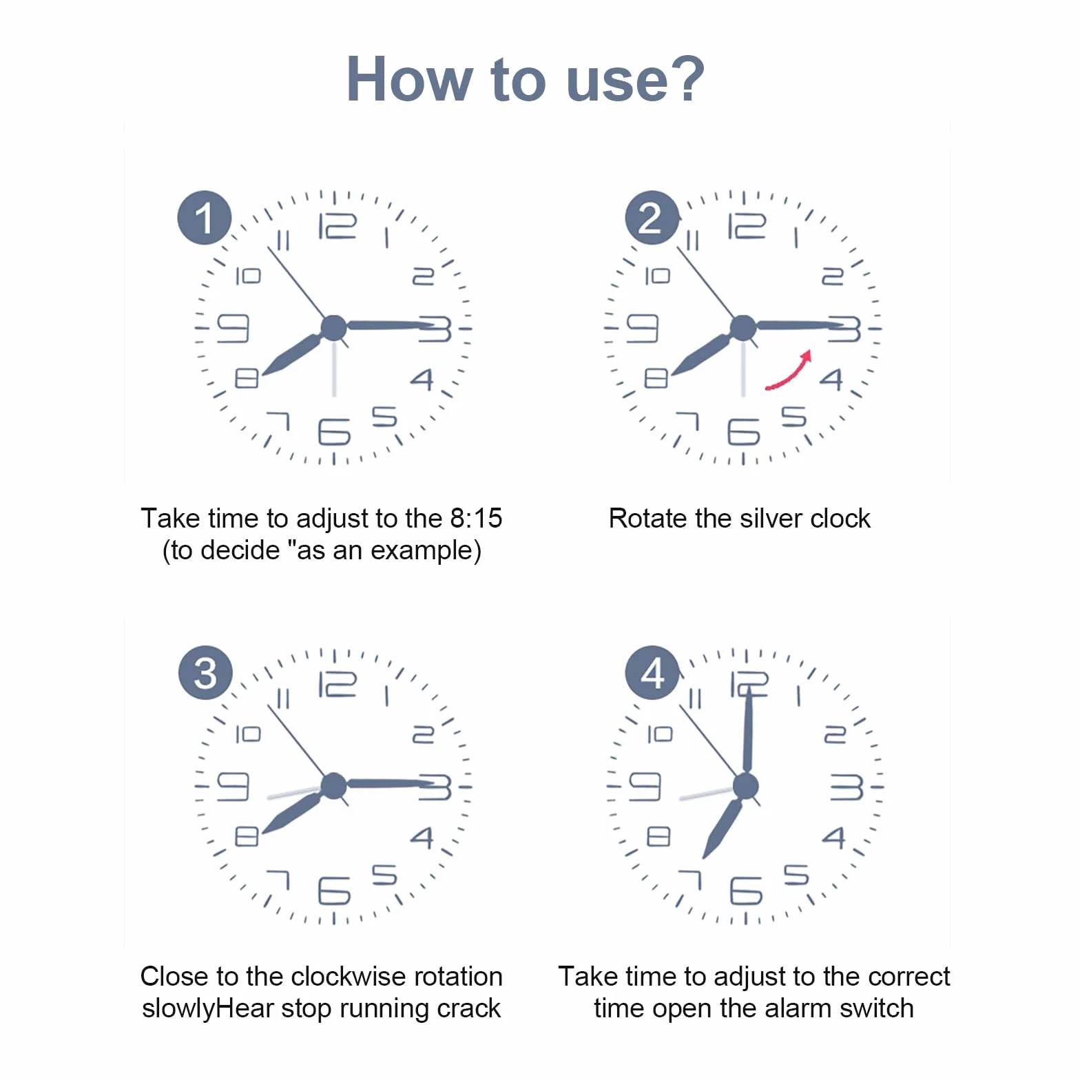 Réveil Numérique Enfants Sans Tic-Tac Éducatif Analogique Quartz Veilleuse Piles Rose