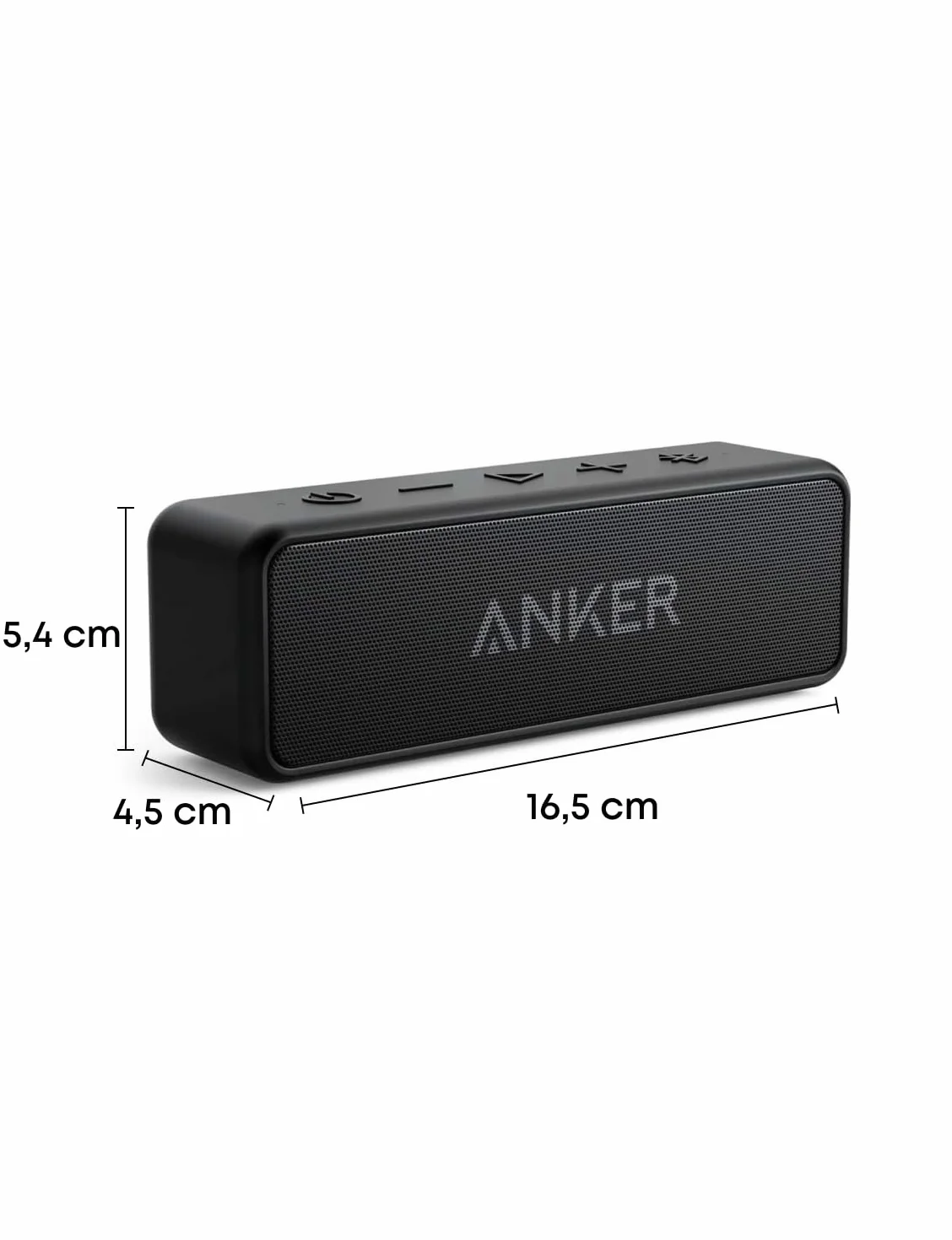 Soundcore Anker 2 Enceinte Bluetooth IPX7 24H Autonomie 20m Portée