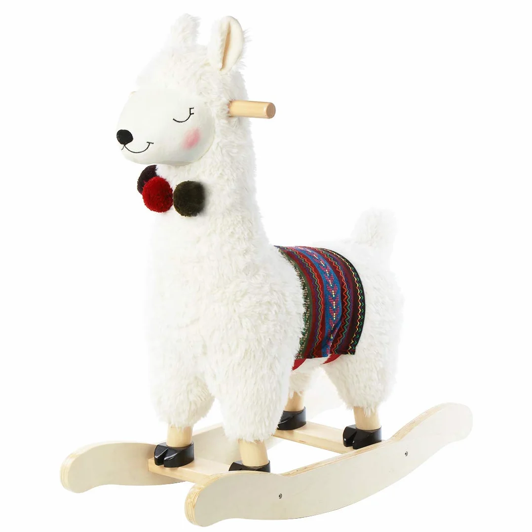 Labebe Alpaca Peluche à bascule jouet animal Rocker