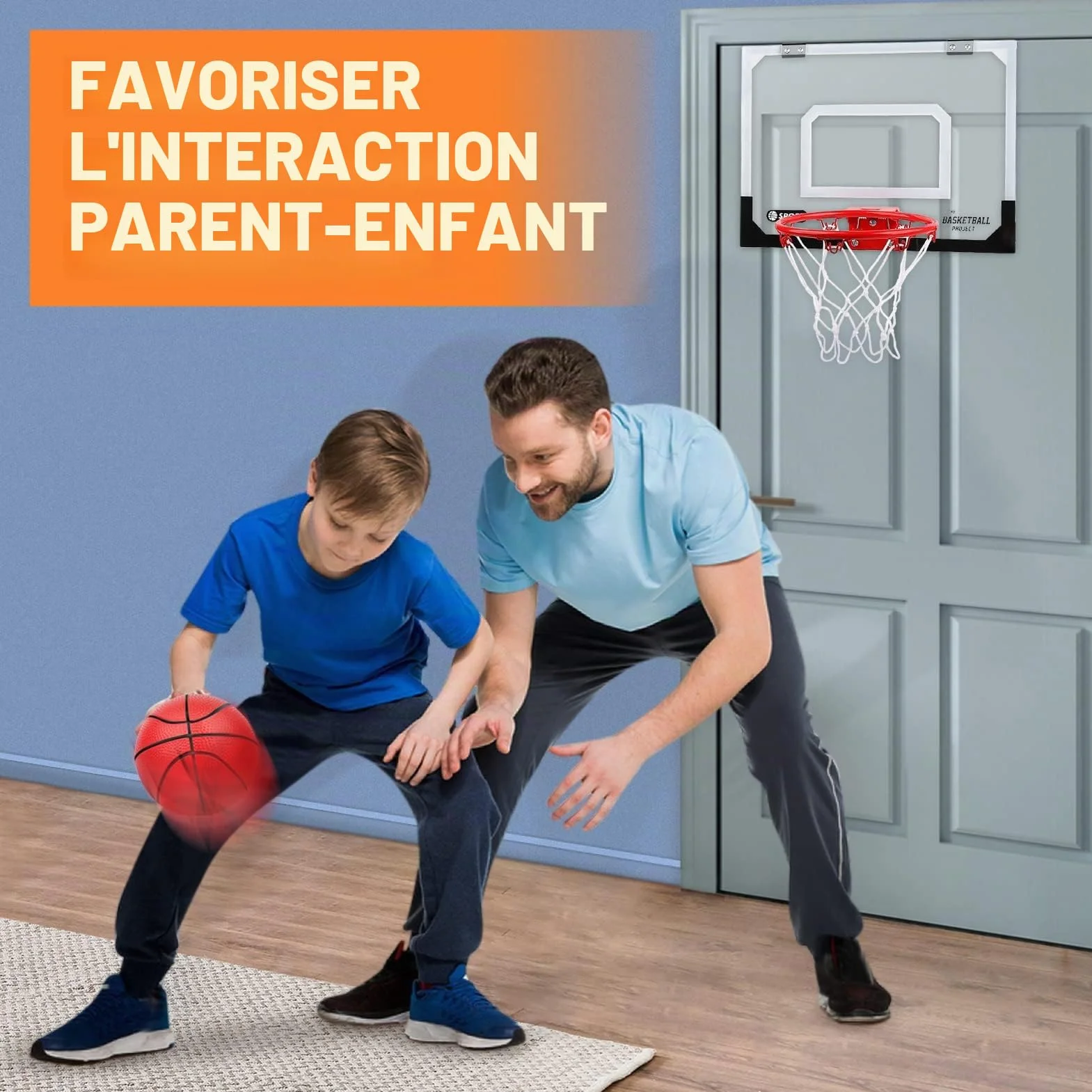 Dreamon Mini Panier de Basket Enfant Interieur Mural Bureau Jouets Sport Garçon
