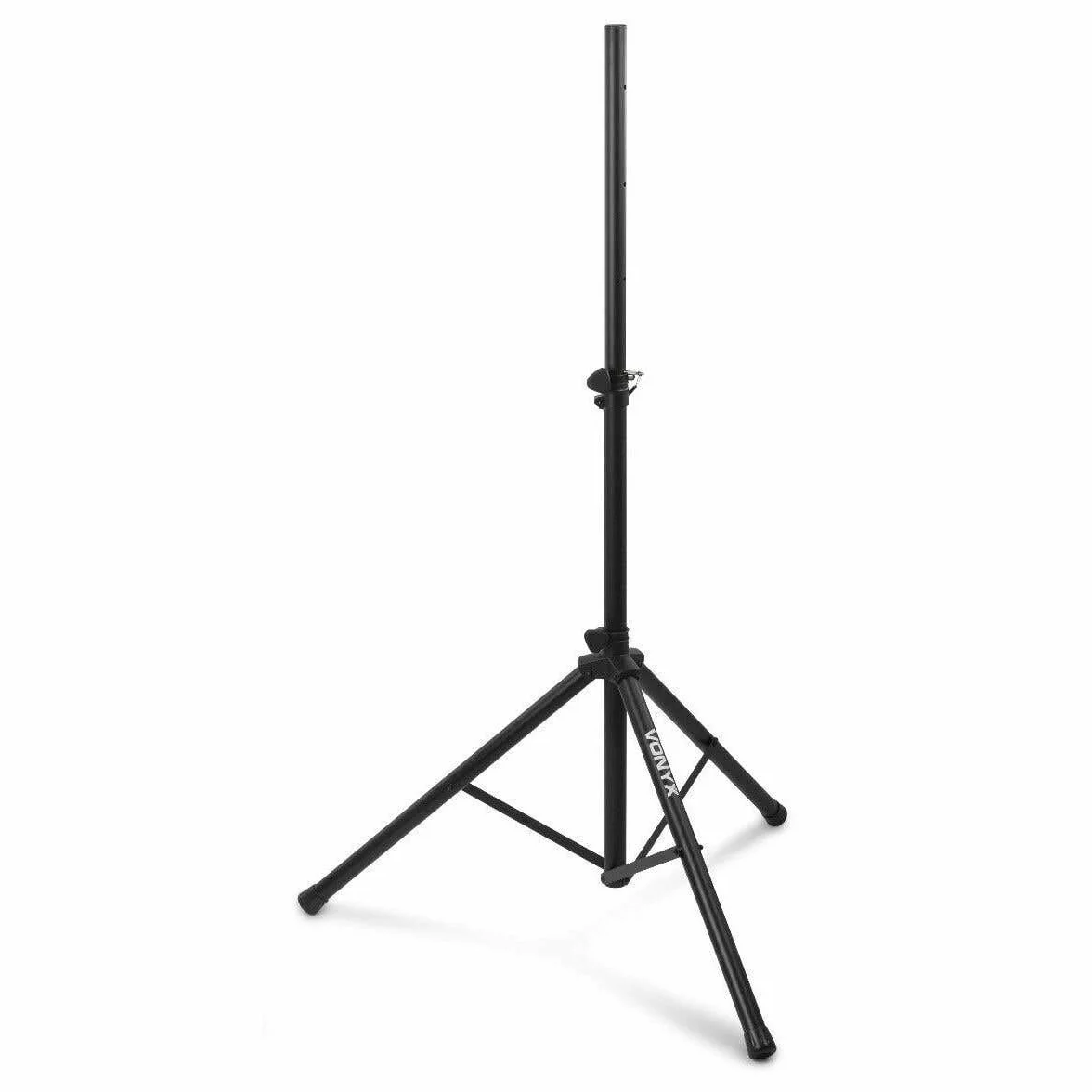 Vonyx LS01 Pied d'Enceinte Pliable, 5 Hauteurs Réglables, 1,8m Max., Insert 35mm, 30 kg