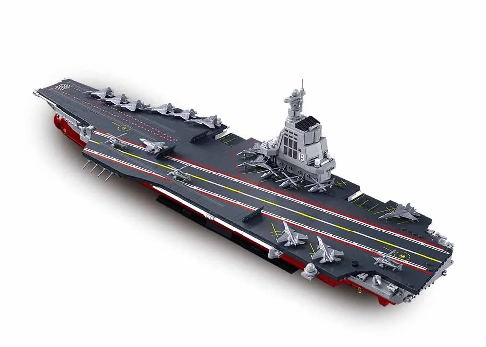 Sluban Fujian M38-B1188 Porte-avions échelle 1:450 1312 pièces