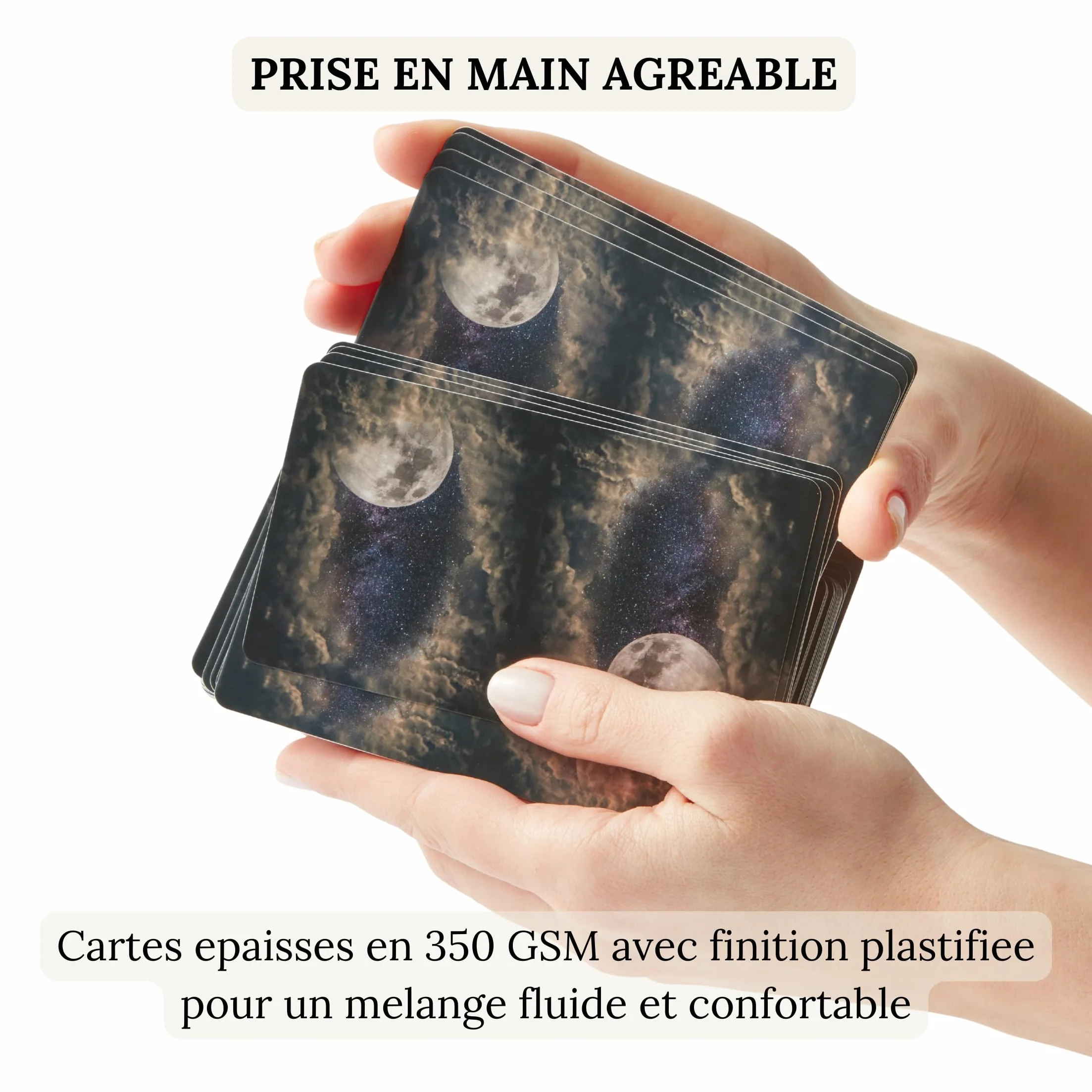 Jeu Tarot Divinatoire Francais 78 Cartes Voyance Rider-Waite-Smith avec Mots-Cles Guide Oracle