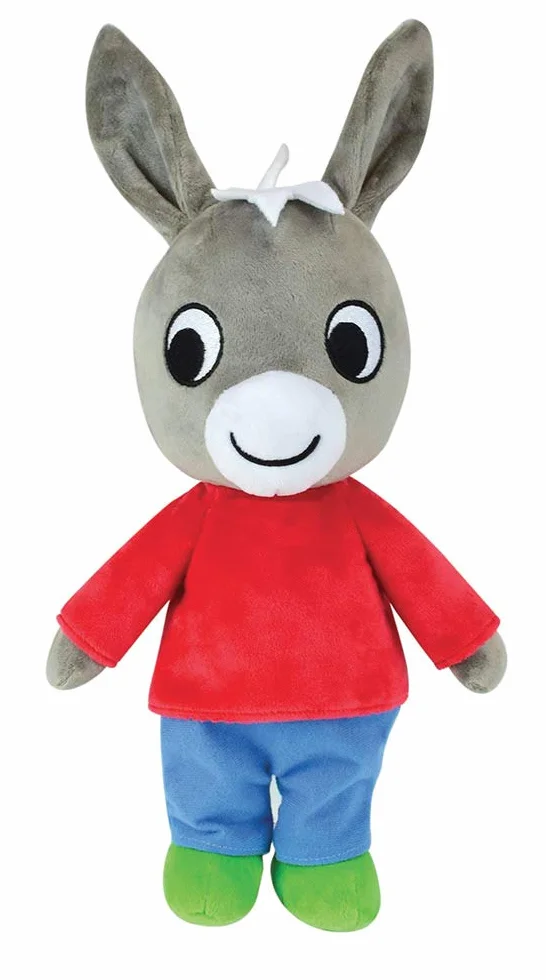 JEMINI Peluche Ane Trotro 40 Cm Jouet D'Éveil Premier Âge Doudou Bébé Enfant Lavable En Machine