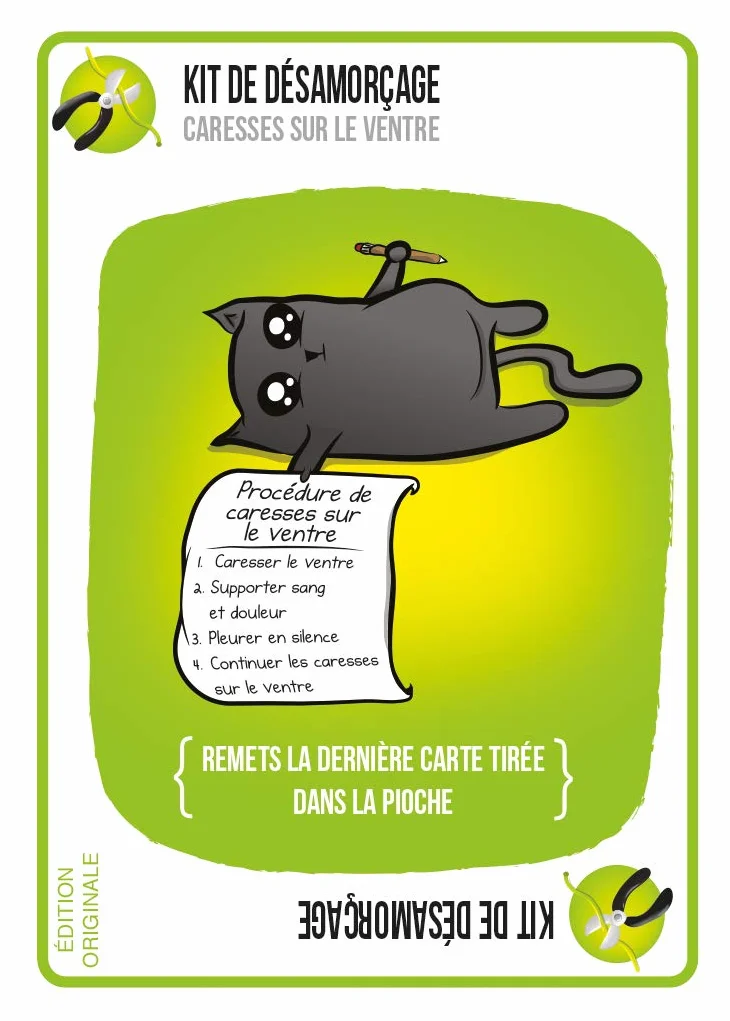 Asmodee Exploding Kittens Jeu de Base - Jeu de Cartes pour Adultes et Enfants dès 7 Ans - 2 à 5 Joueurs - 15 Min