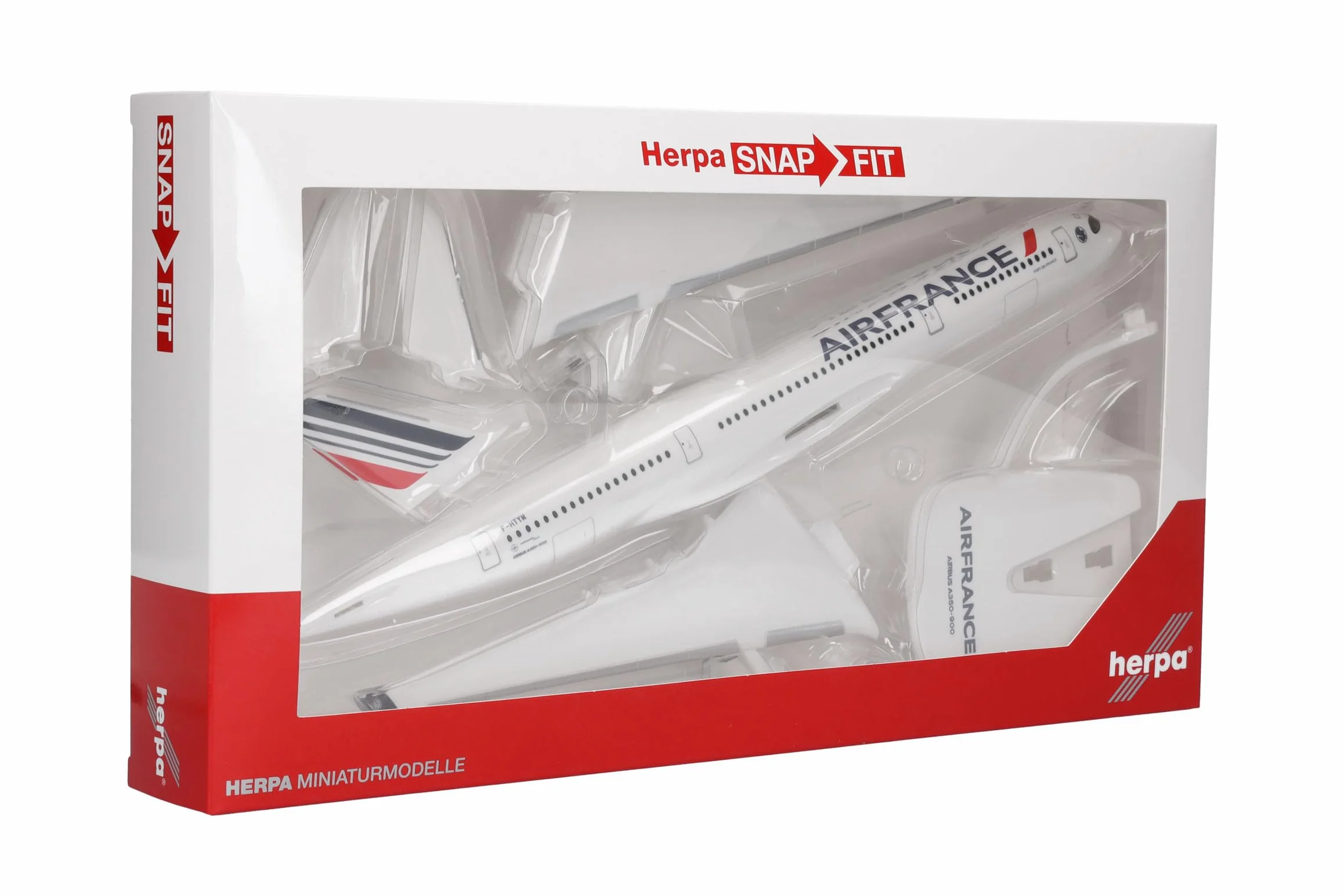Air France Airbus A350-900 F-HTYM 1/200 Herpa Snap-fit Model Figurine Plastique