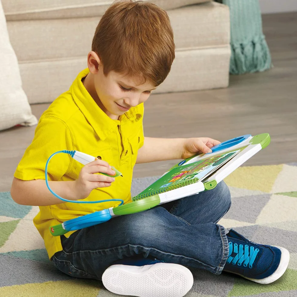 VTech MagiBook Peppa Pig Livre Éducatif Enfant Jouons Ensemble Pages Illustrées Tactiles Niveau 1 Multicolore