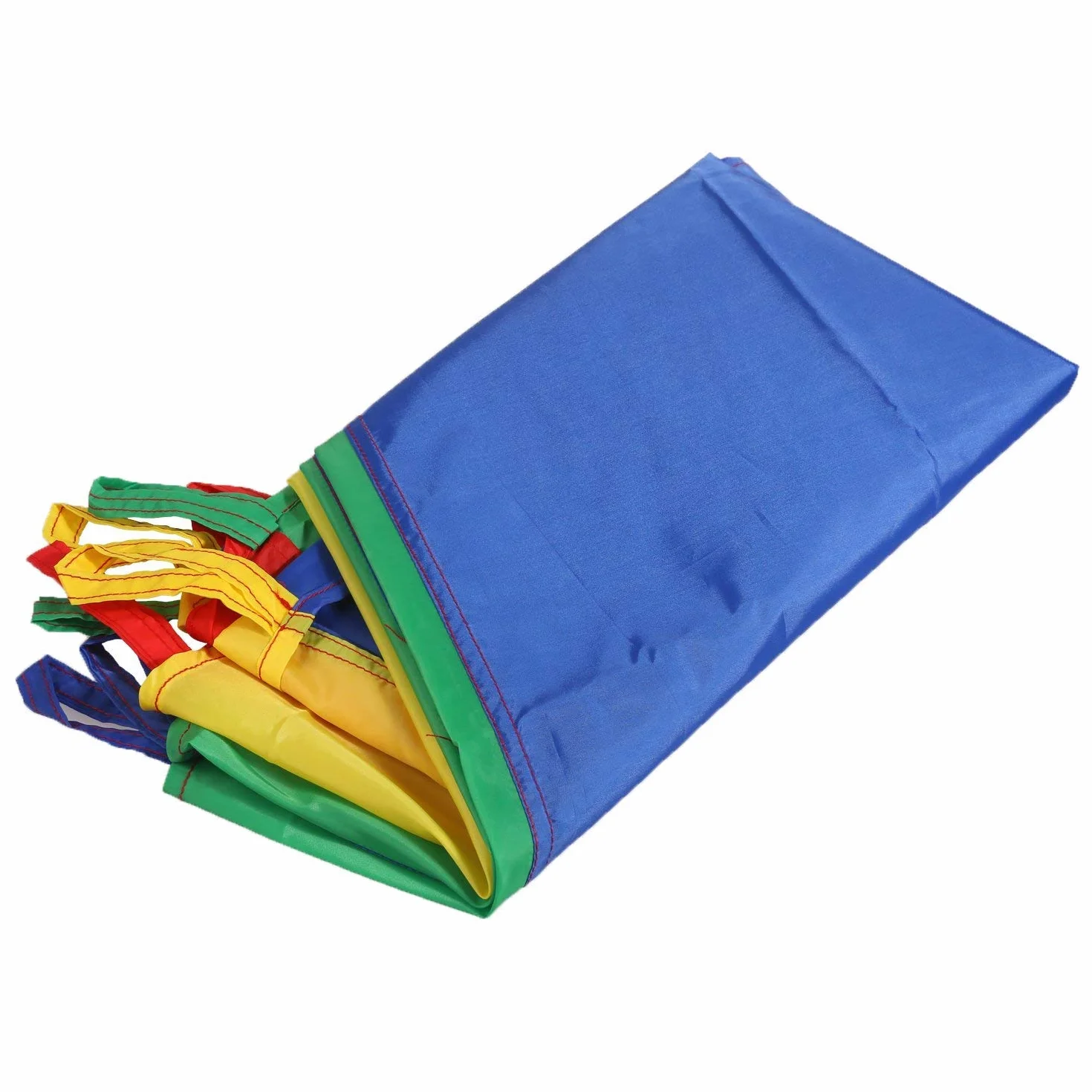 LEADSTAR Parachute de Jeu pour Enfants 2 Mètres Arc-en-Ciel Jouet Extérieur avec 8 Poignées