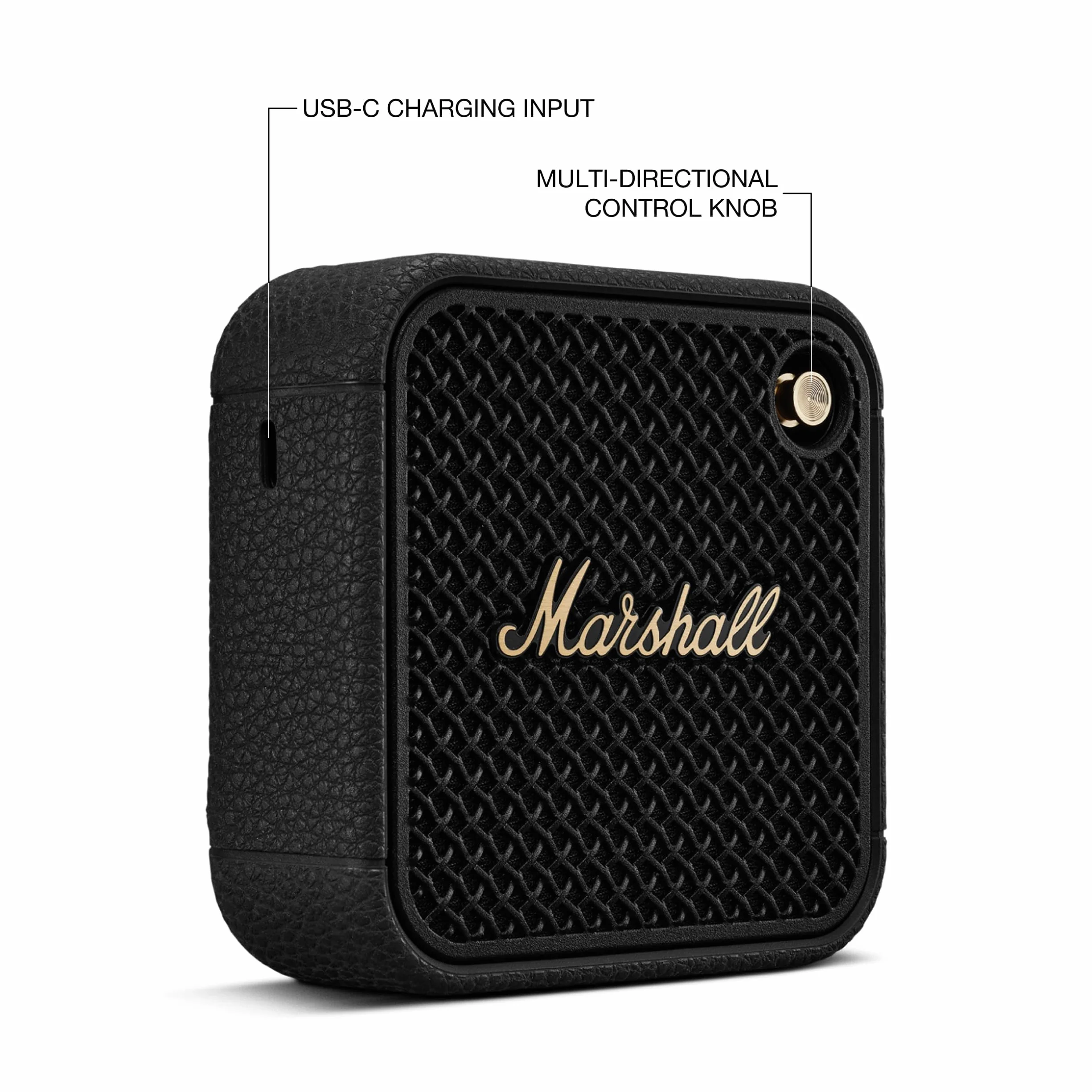 Marshall Willen II Bluetooth sans Fil Haut-parleur IP67 étanche 17 Heures Noir Laiton